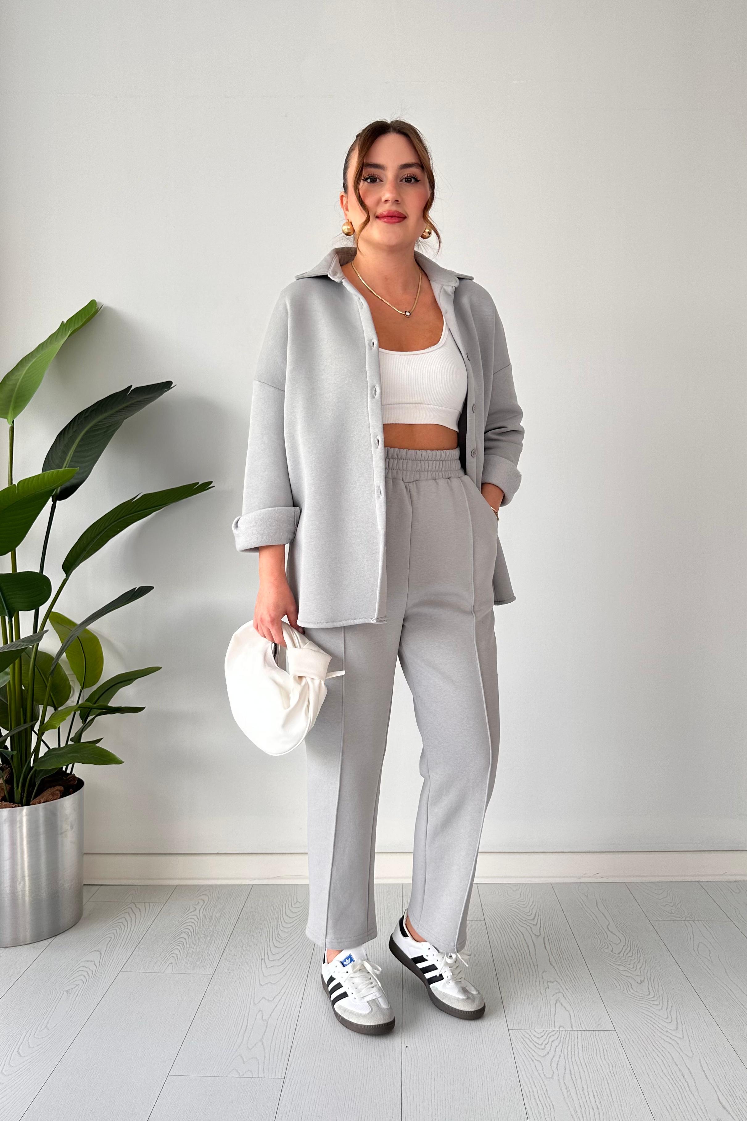 Polarlı Gömlekli İkili Takım