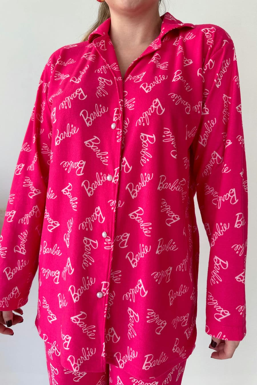 Barbie Süet Pijama Takımı
