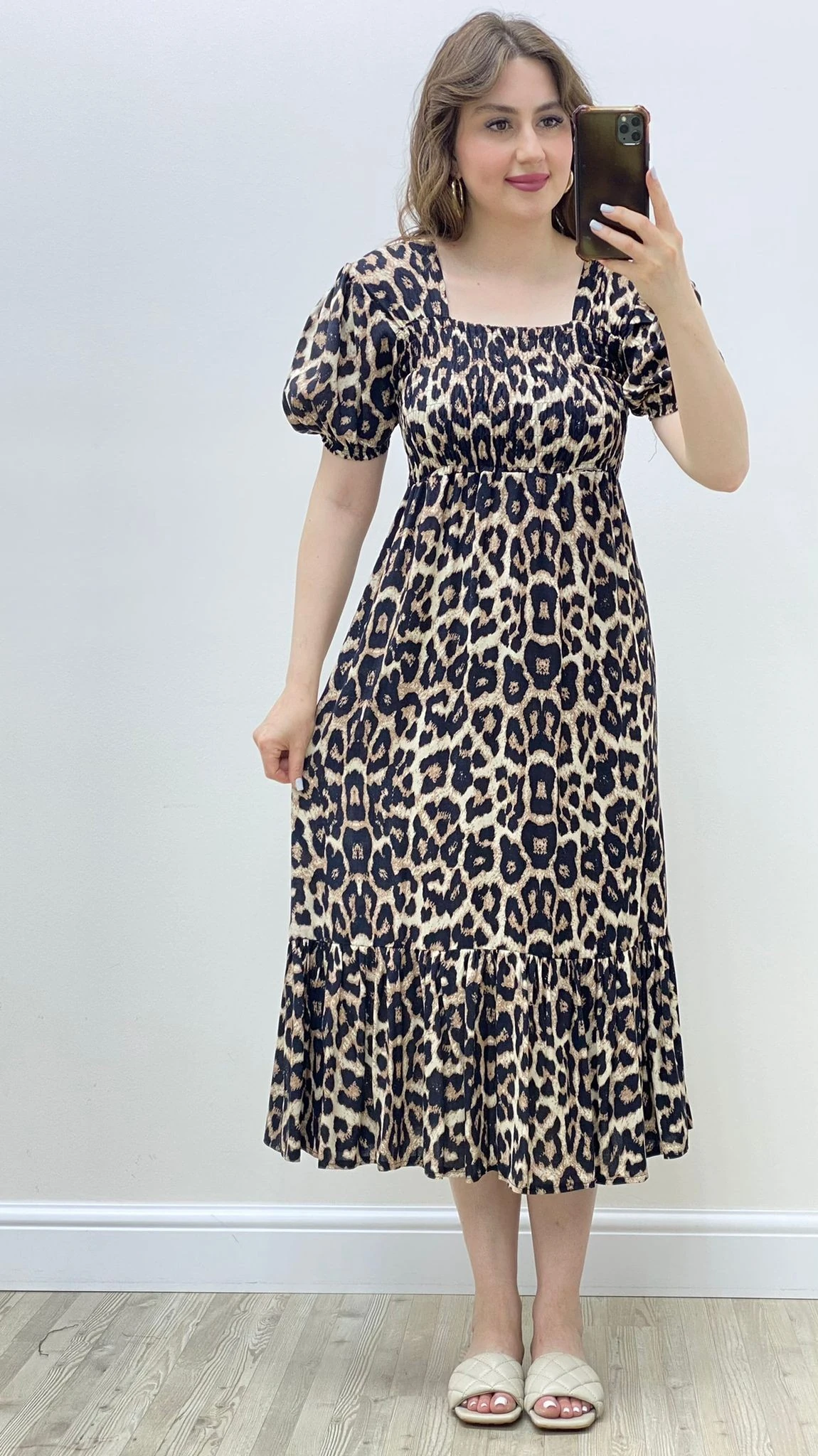 Gipeli Leo Elbise Siyah