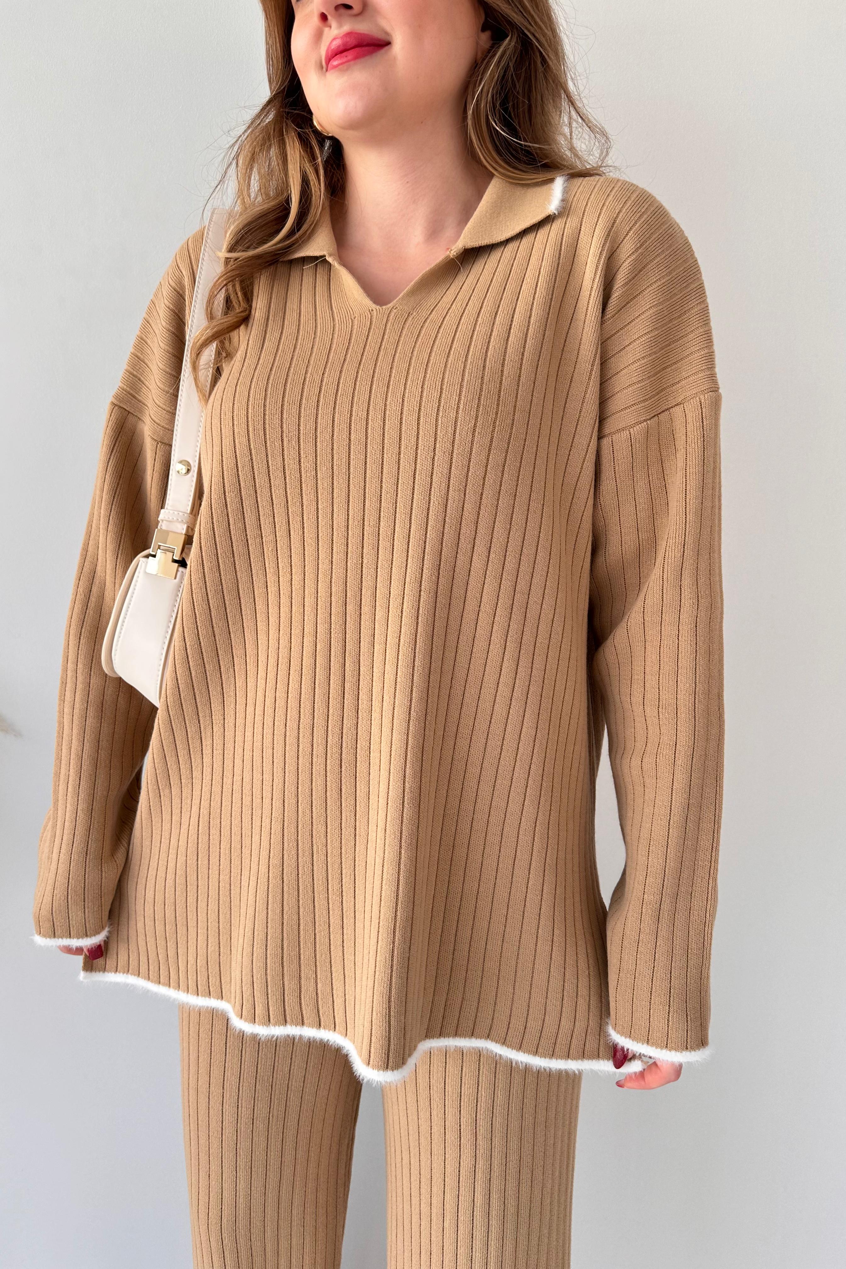 Biyeli Polo Triko Takım