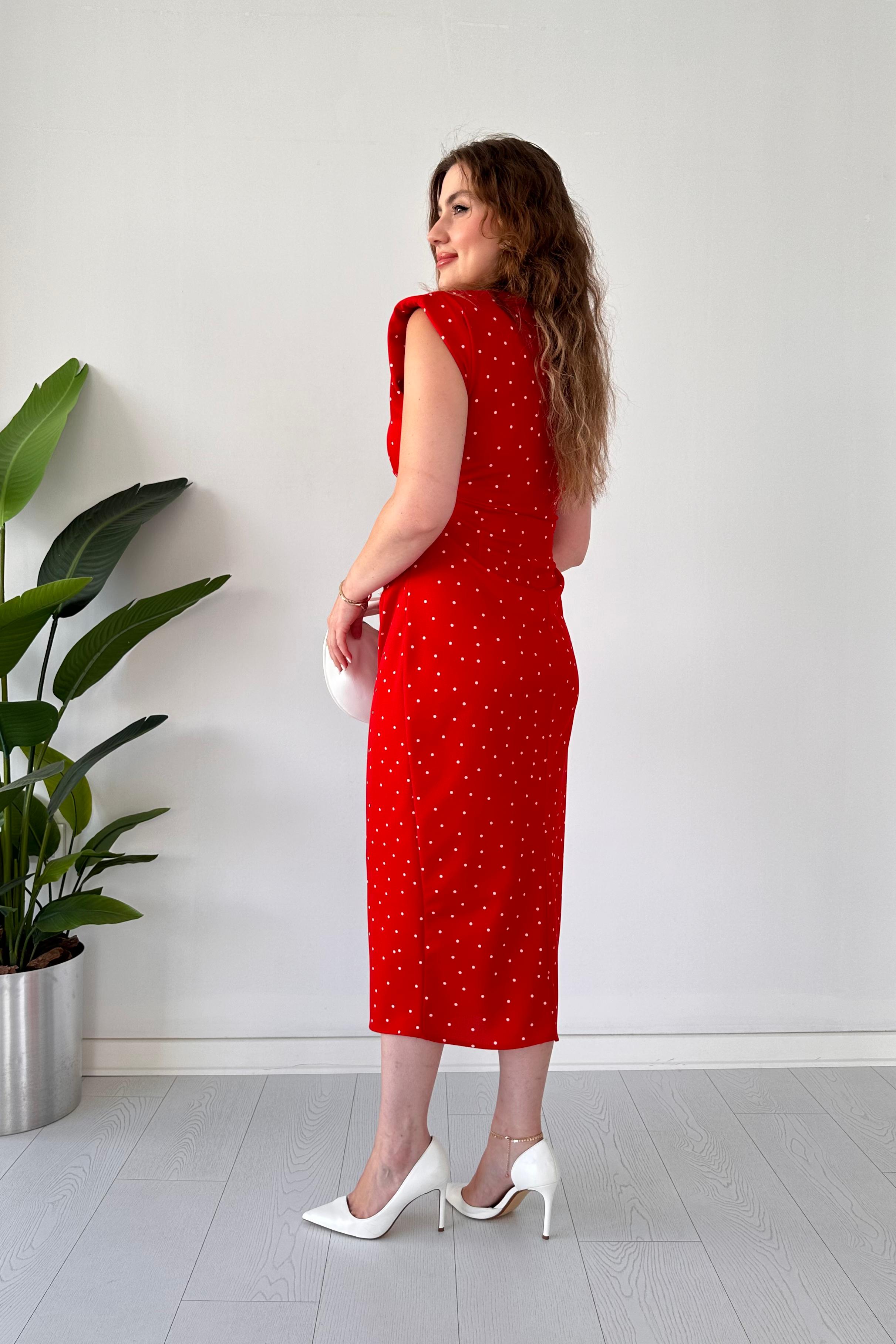 Puanlı Kalem Elbise