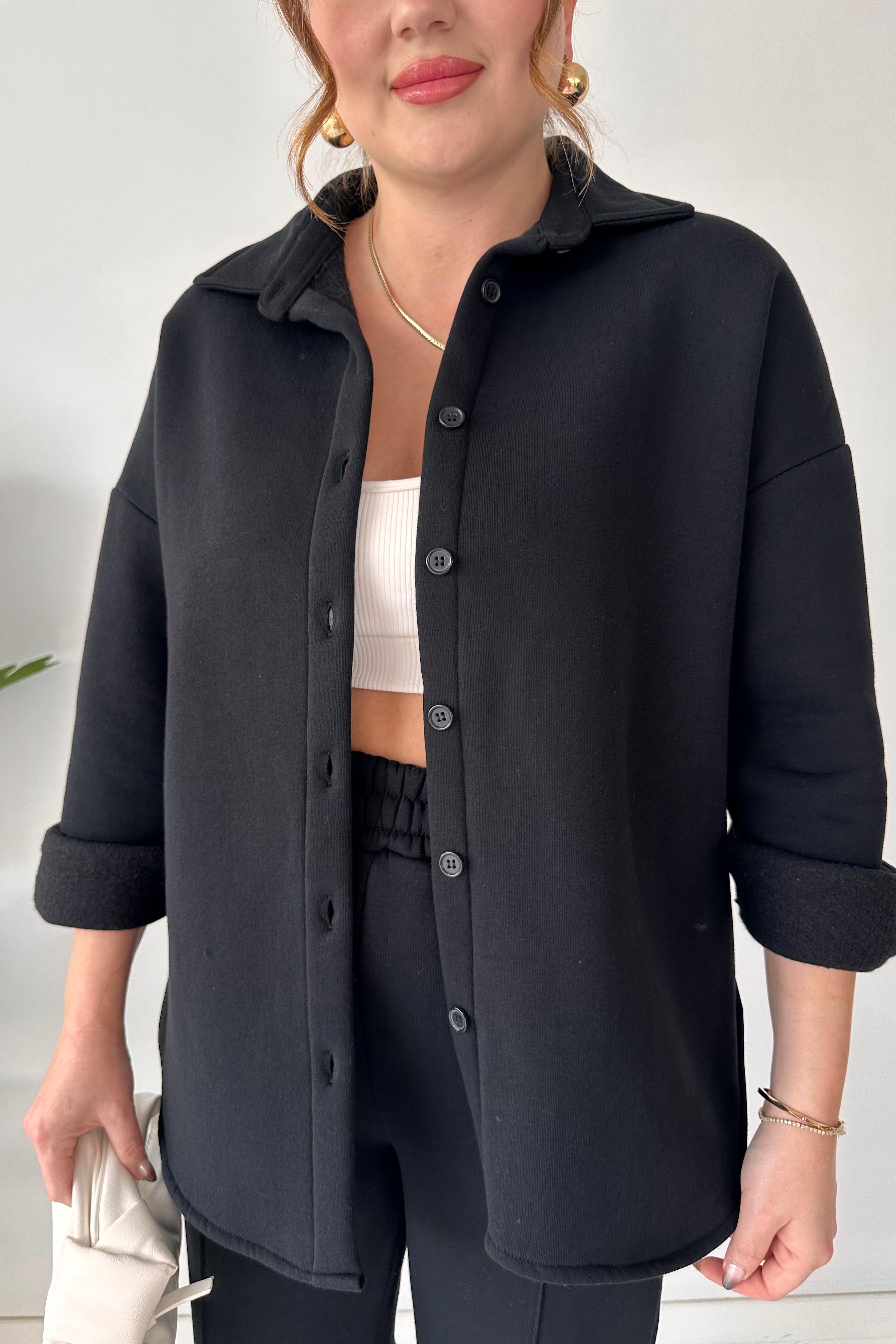 Polarlı Gömlekli İkili Takım