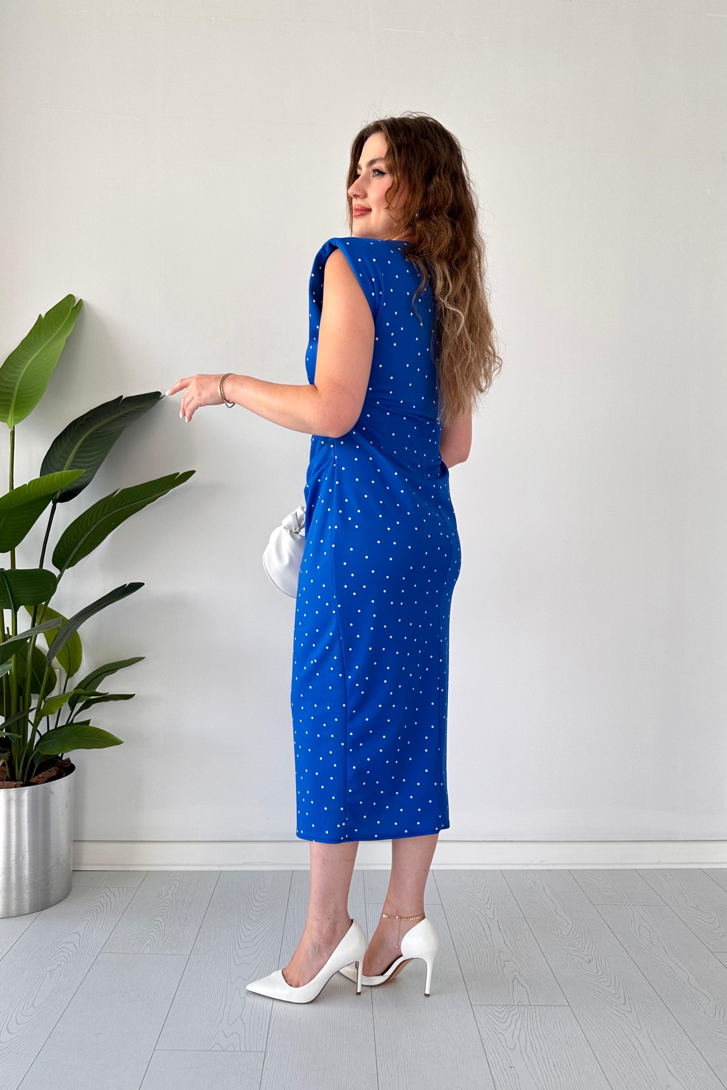 Puanlı Kalem Elbise