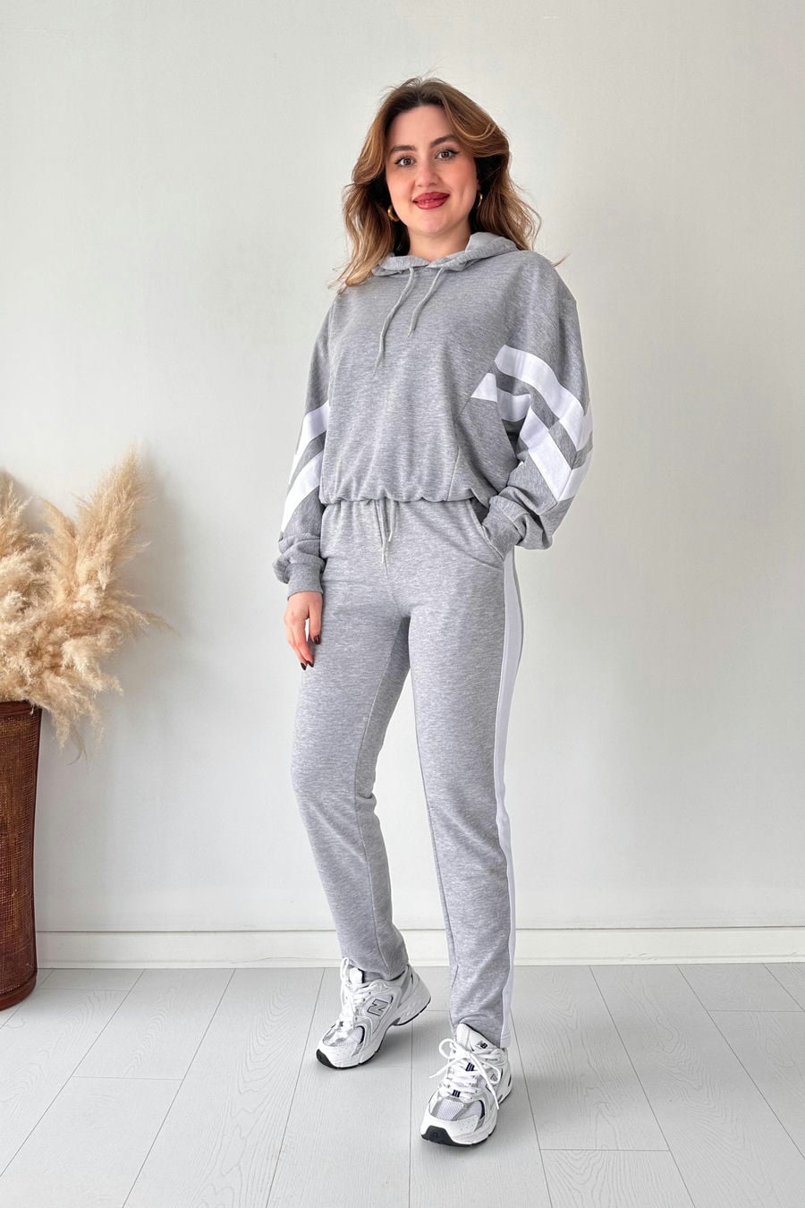 Şeritli Eşofman Takımı