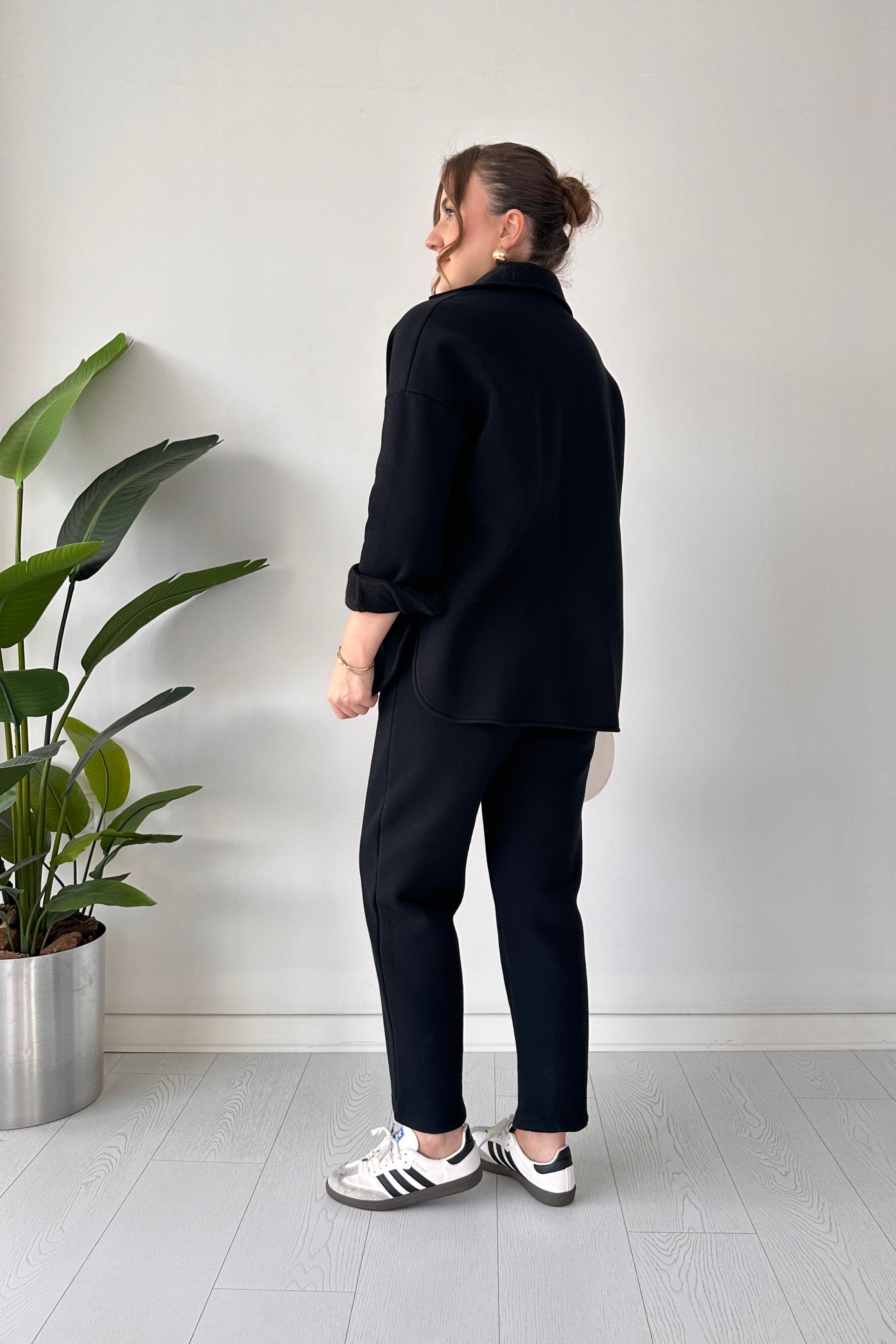 Polarlı Gömlekli İkili Takım