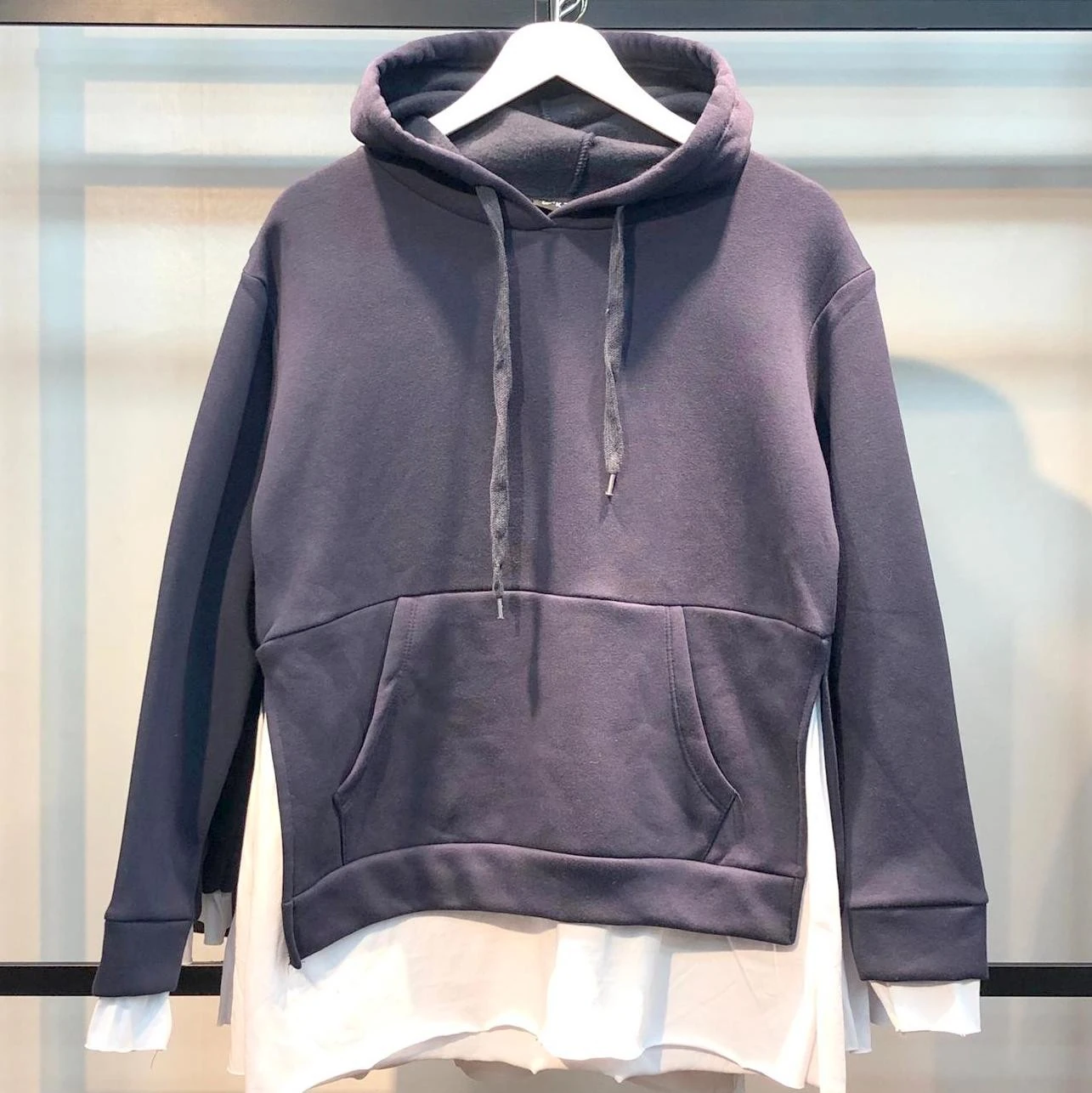 Tshirt Detay Sweatshirt Lacivert