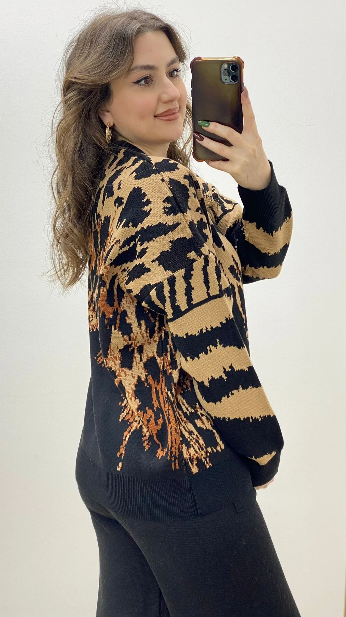 Tasarım İkili Triko Takım Siyah