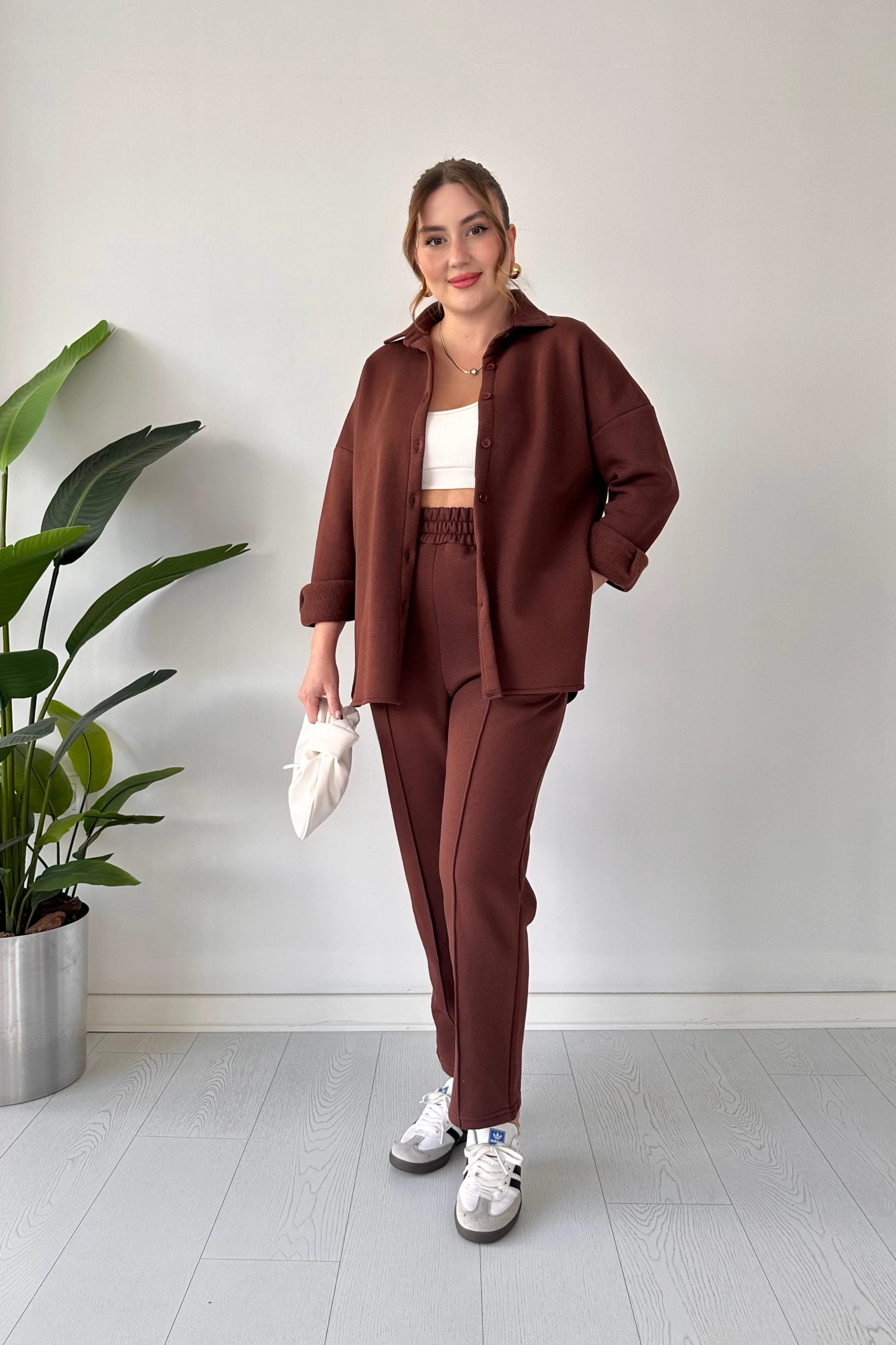 Polarlı Gömlekli İkili Takım