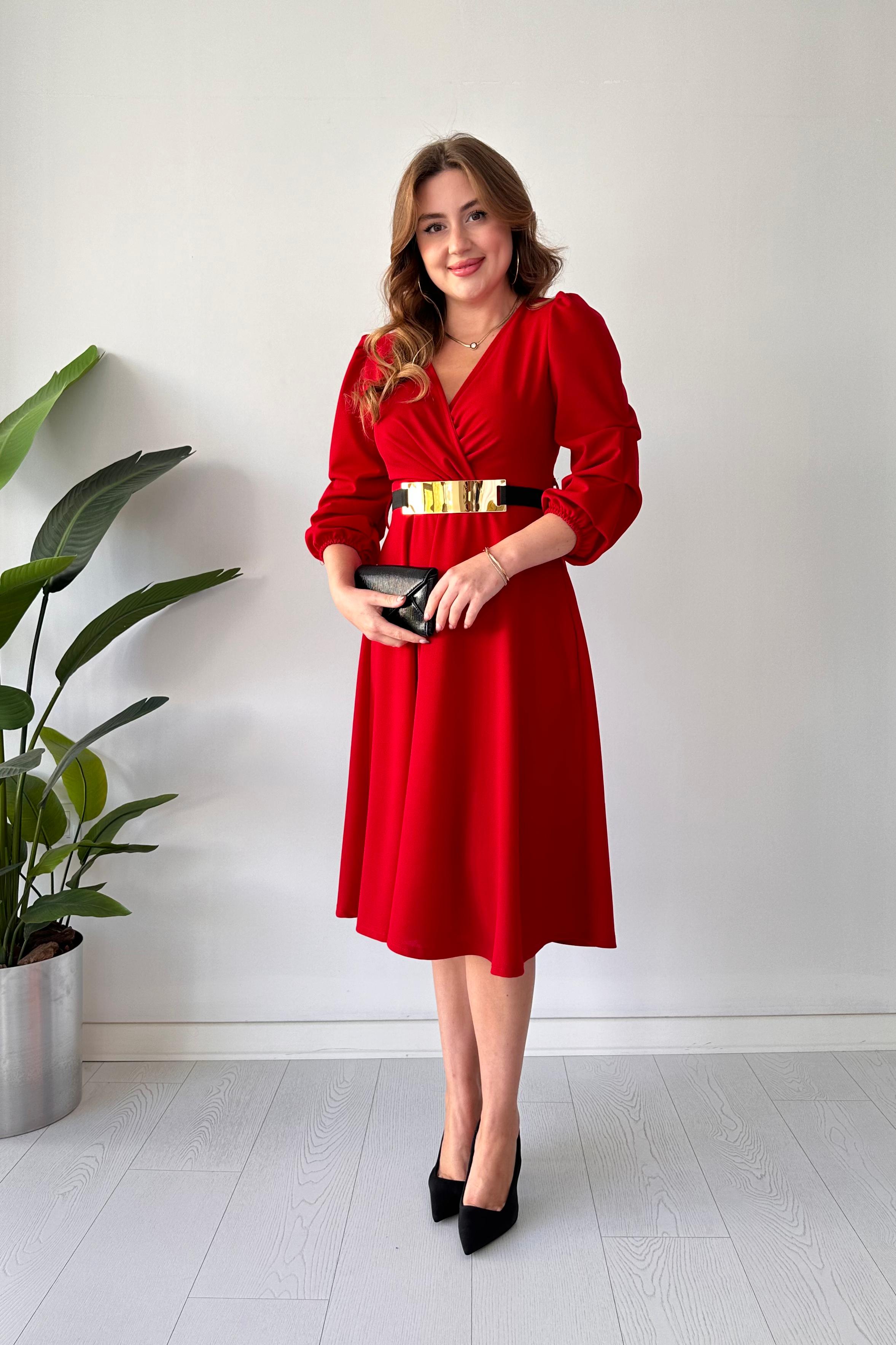 Ayna Kemer kloş Elbise