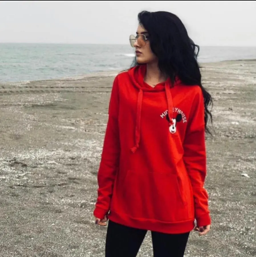 Baskılı Sweatshirt Kırmızı · 5