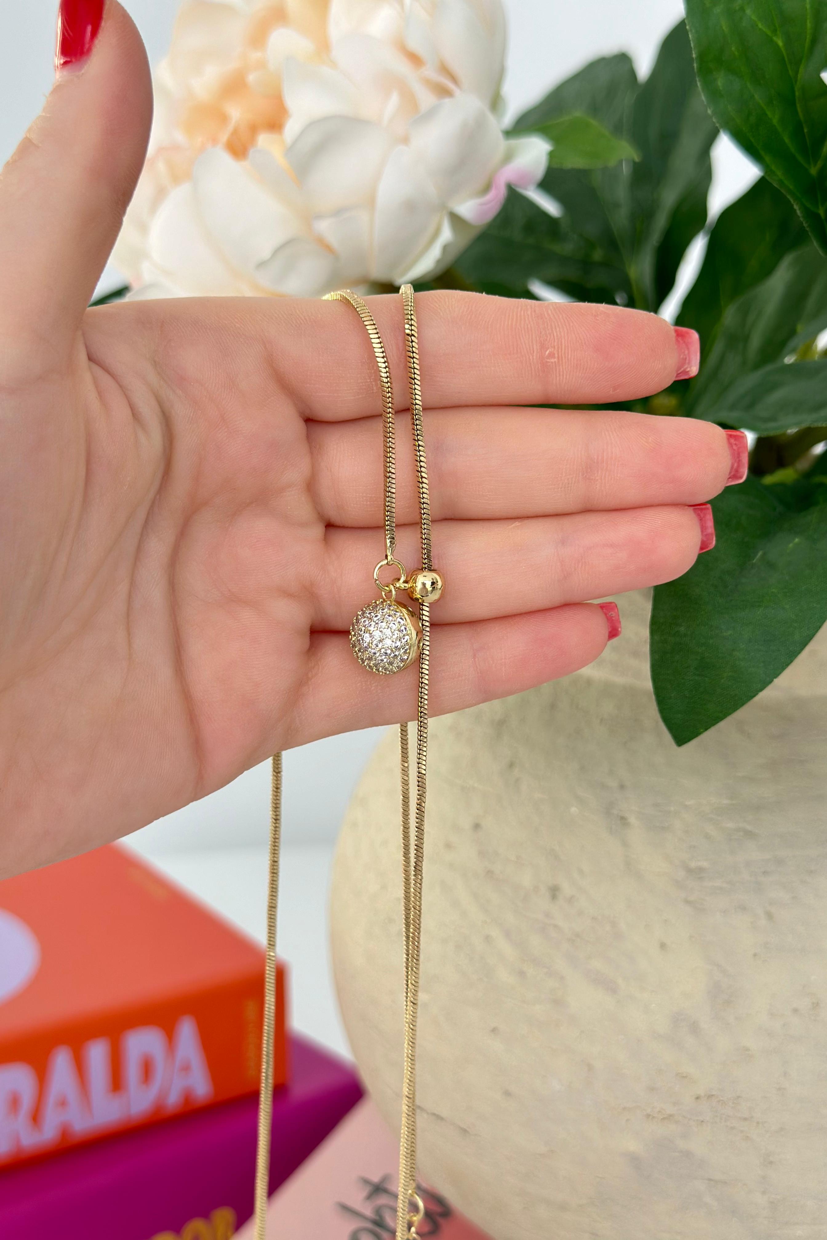 Kaydırmalı Topçuk Kolye