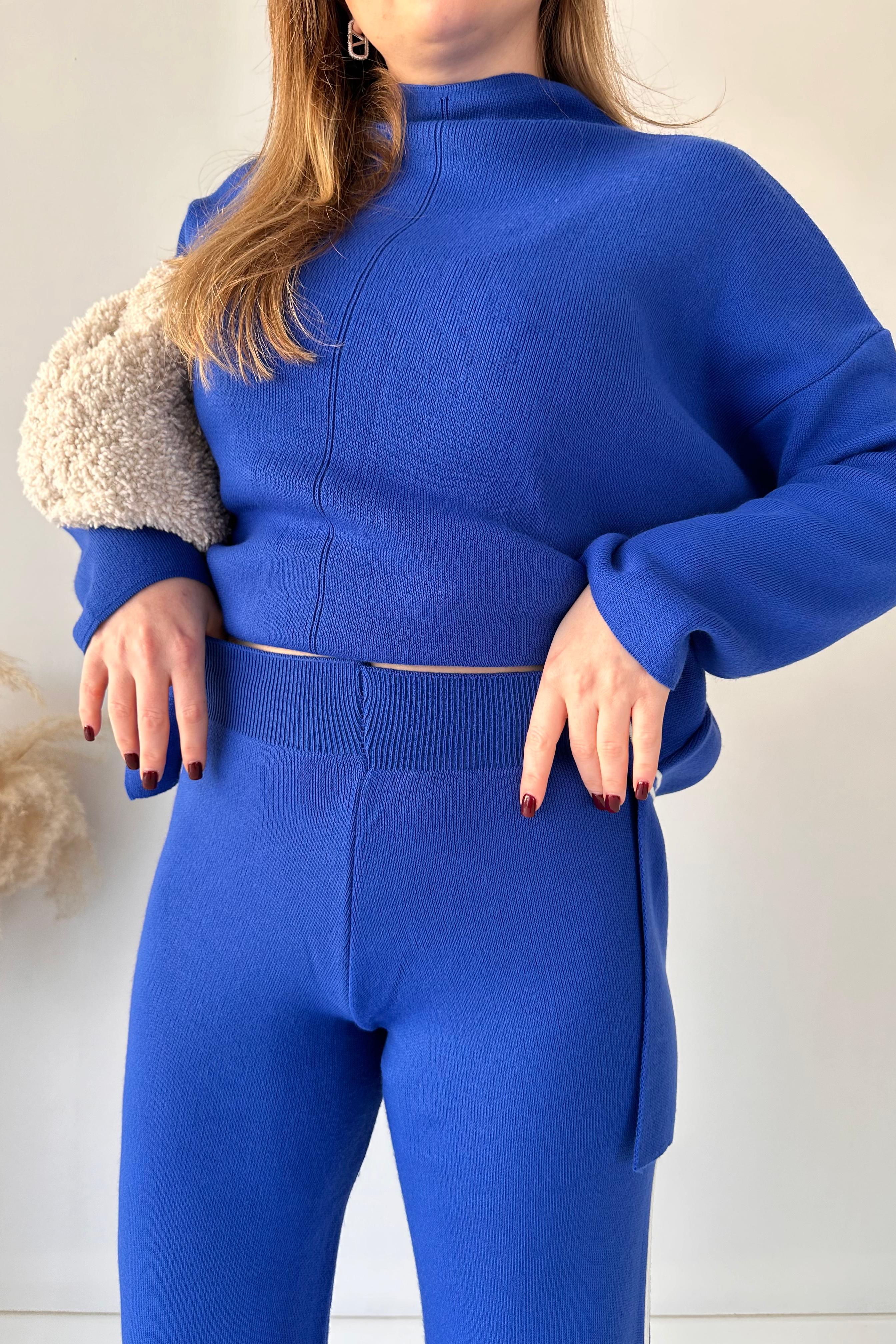 Şeritli Triko Takım