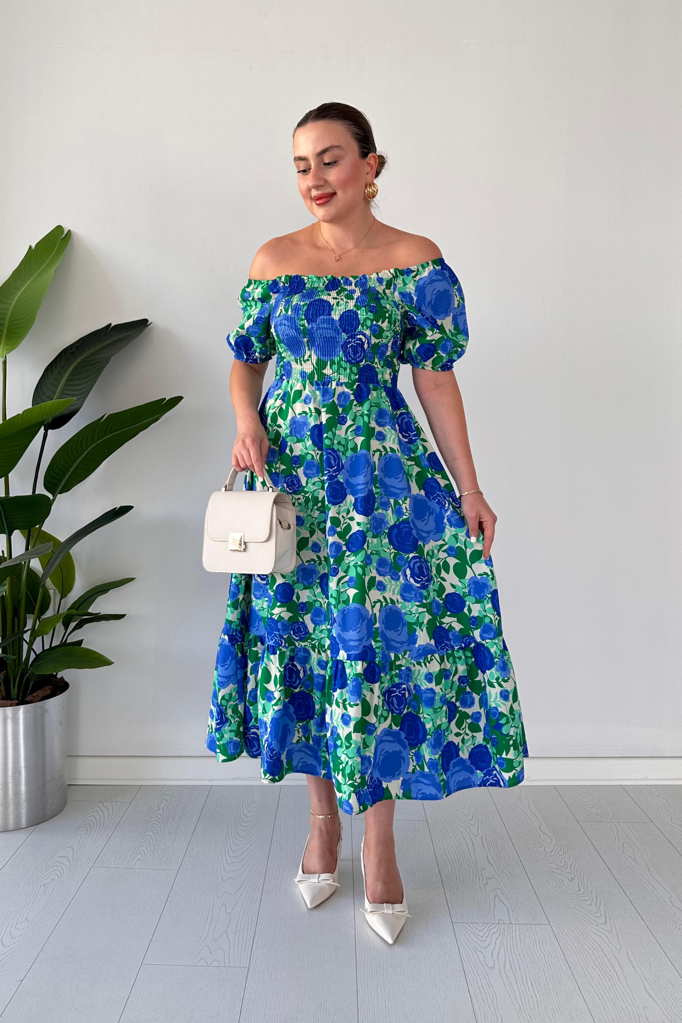 Lisyantus Poplin Elbise