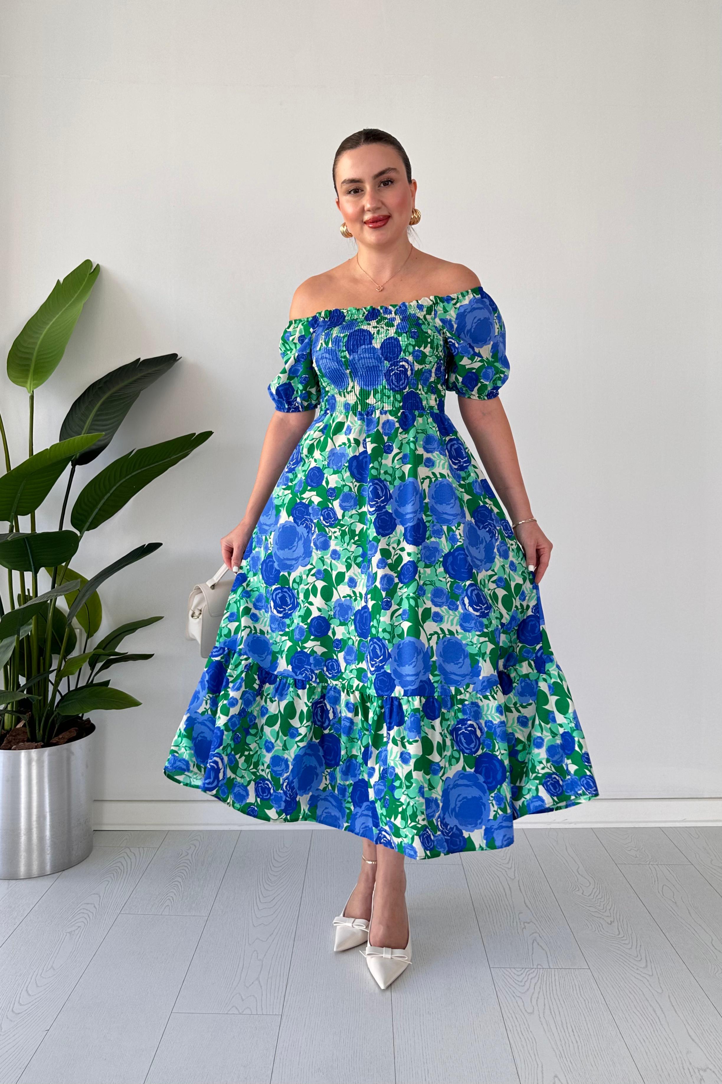 Lisyantus Poplin Elbise