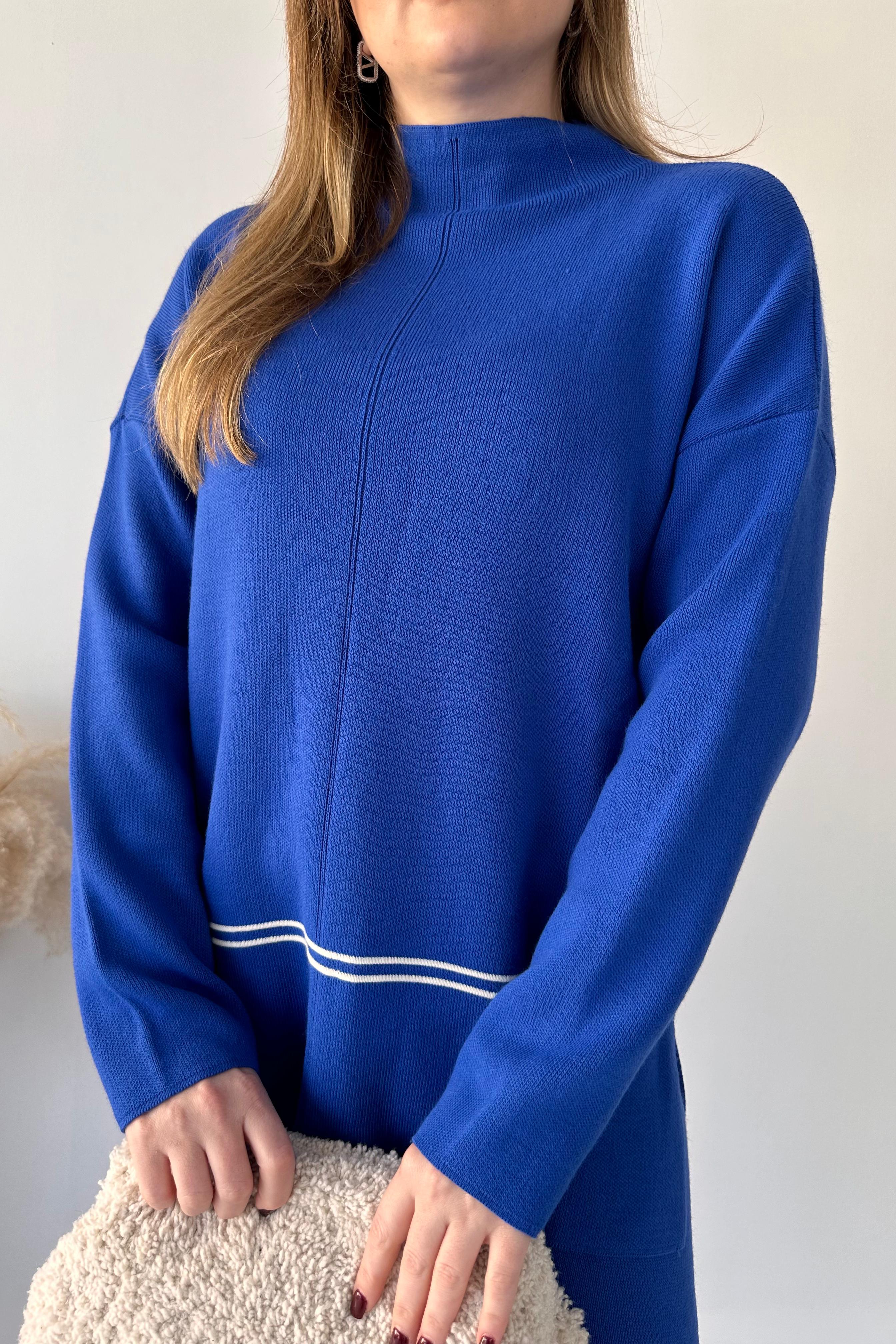 Şeritli Triko Takım