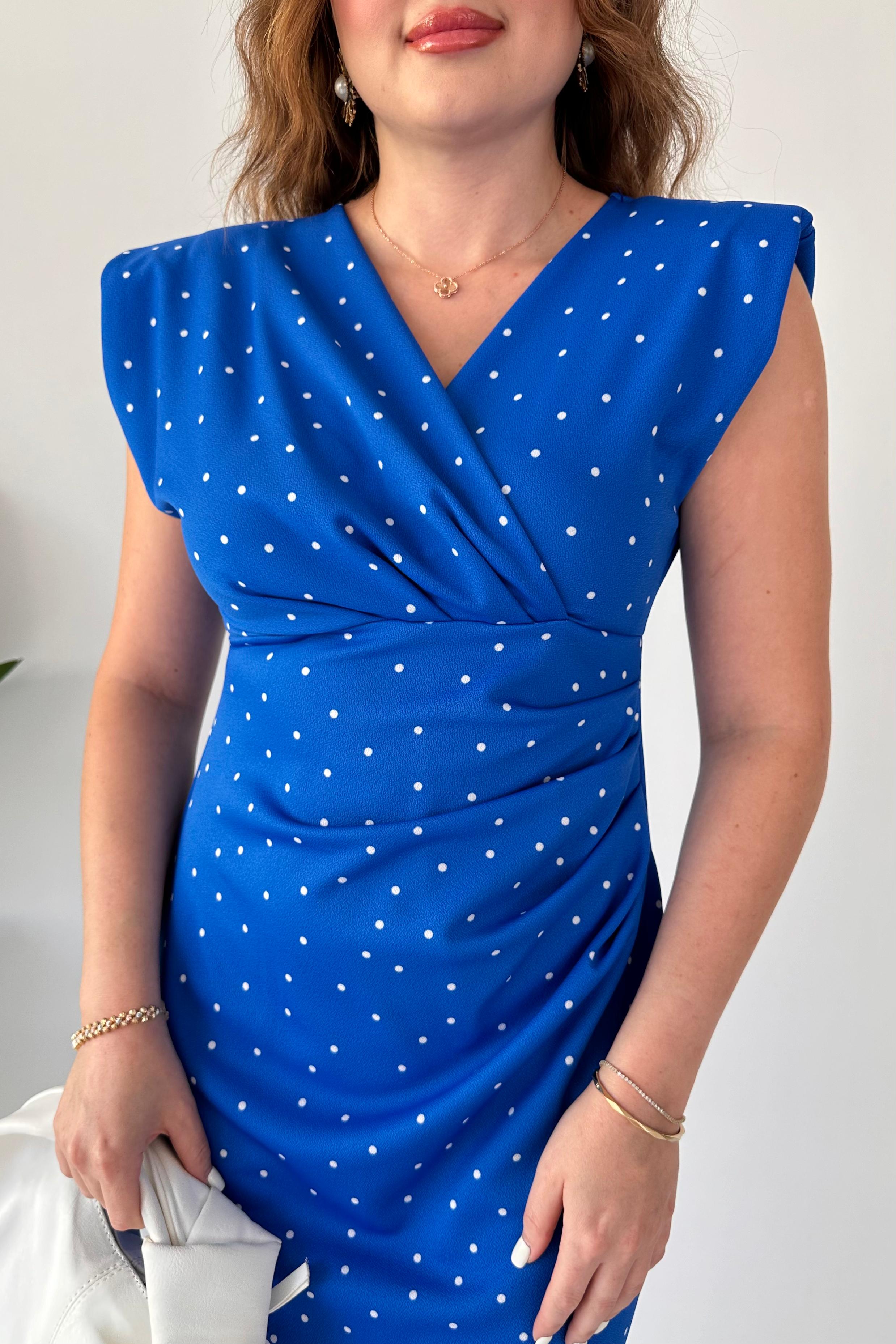 Puanlı Kalem Elbise