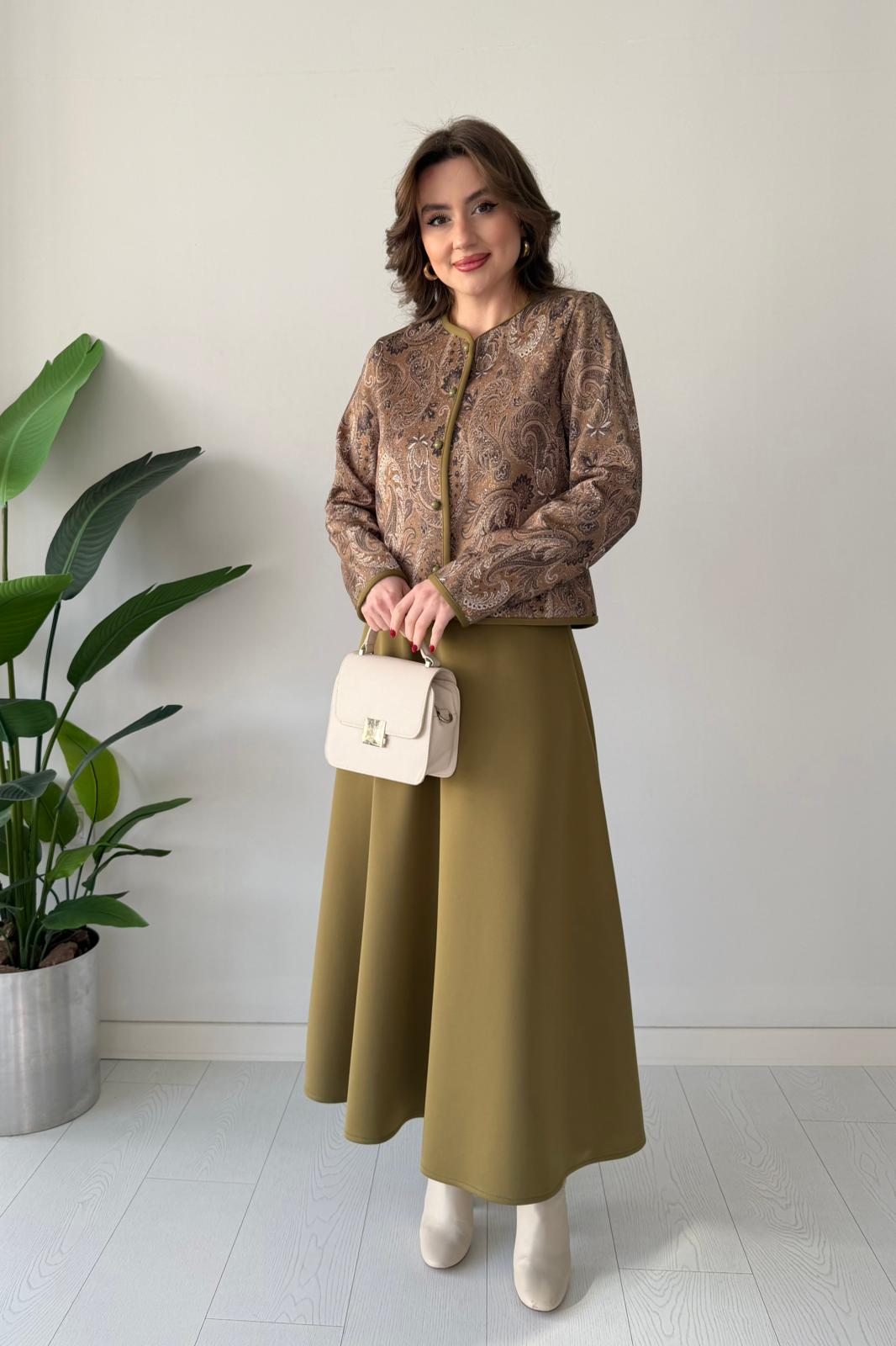 Şal Desen Etekli Takım