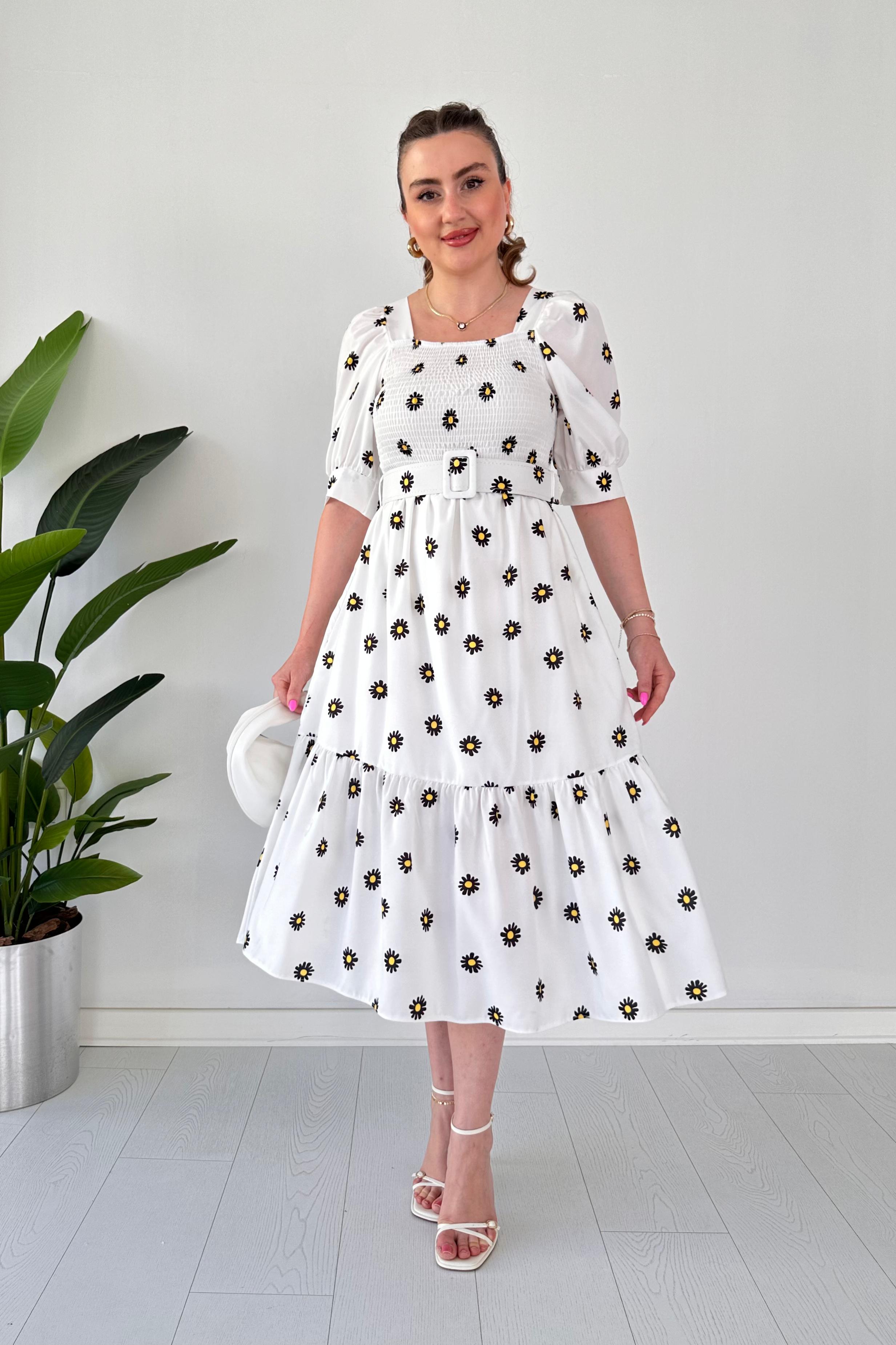 Papatya Gipeli Ayrobin Elbise