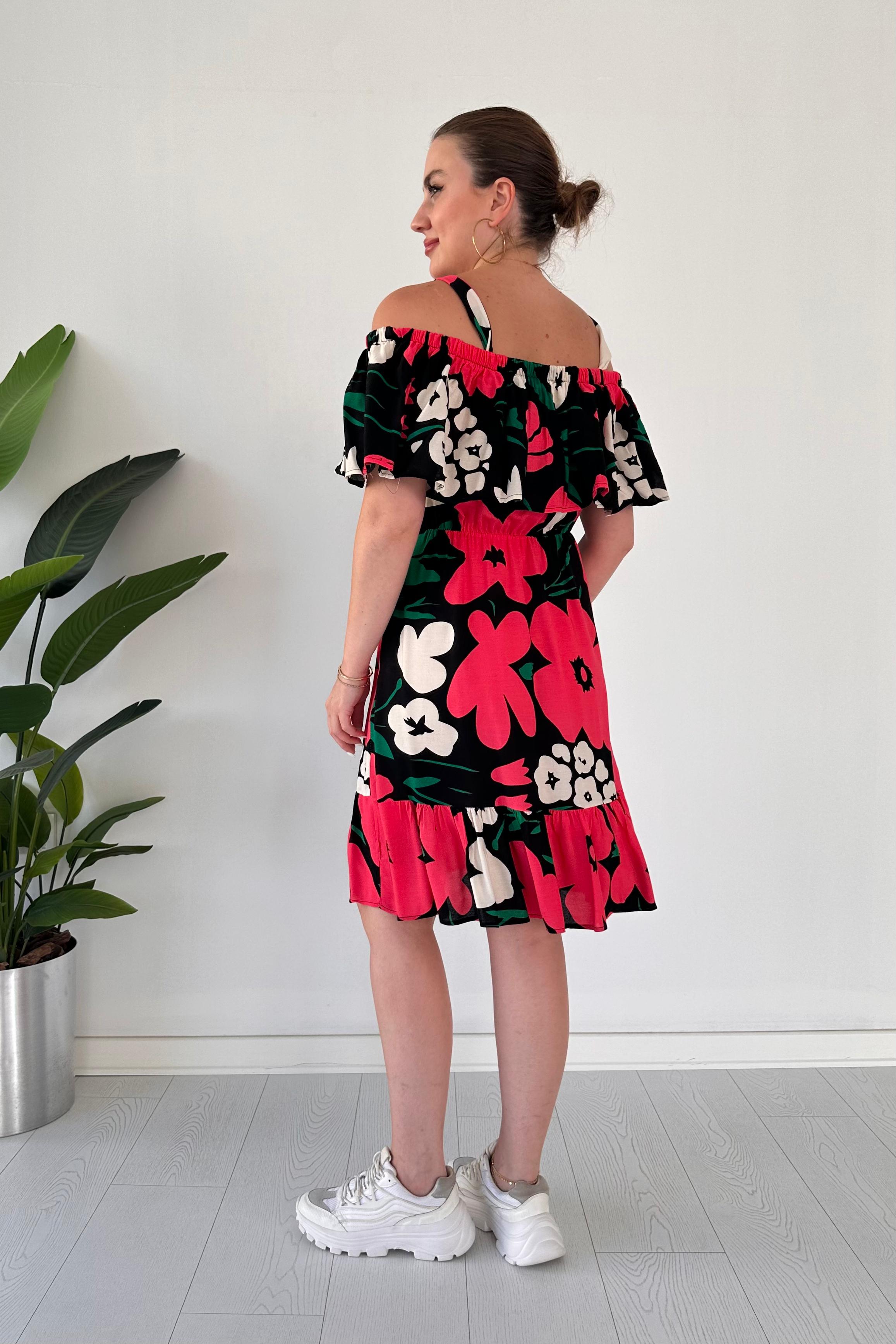 Floral Madonna Elbise