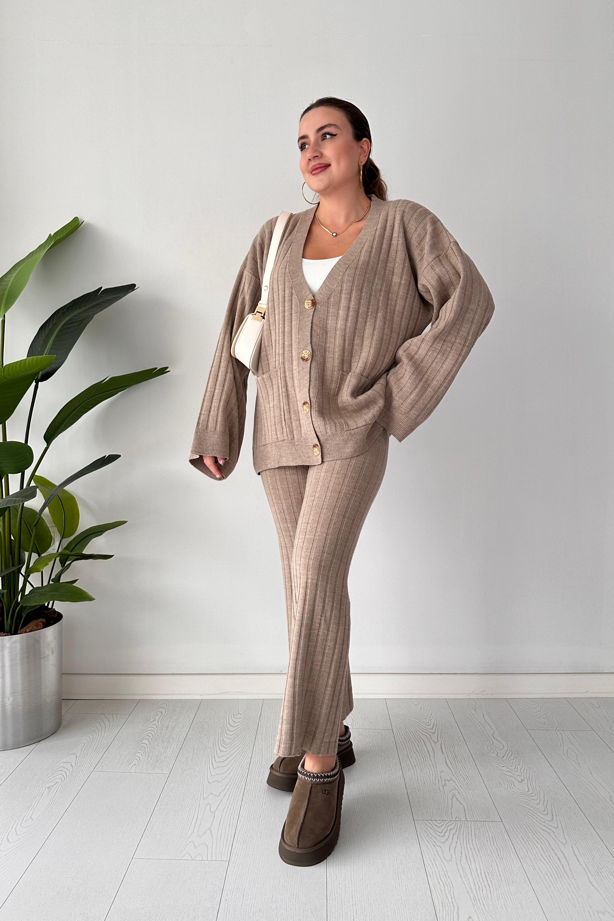 Kalın Fitilli Hırkalı Takım