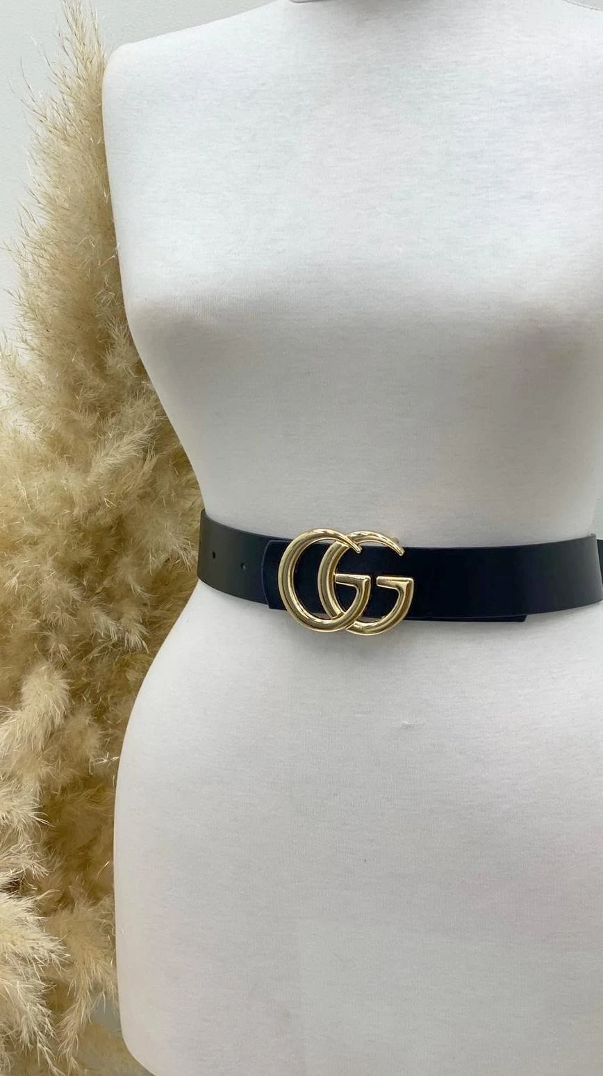 Gg Gold Kemer - Siyah