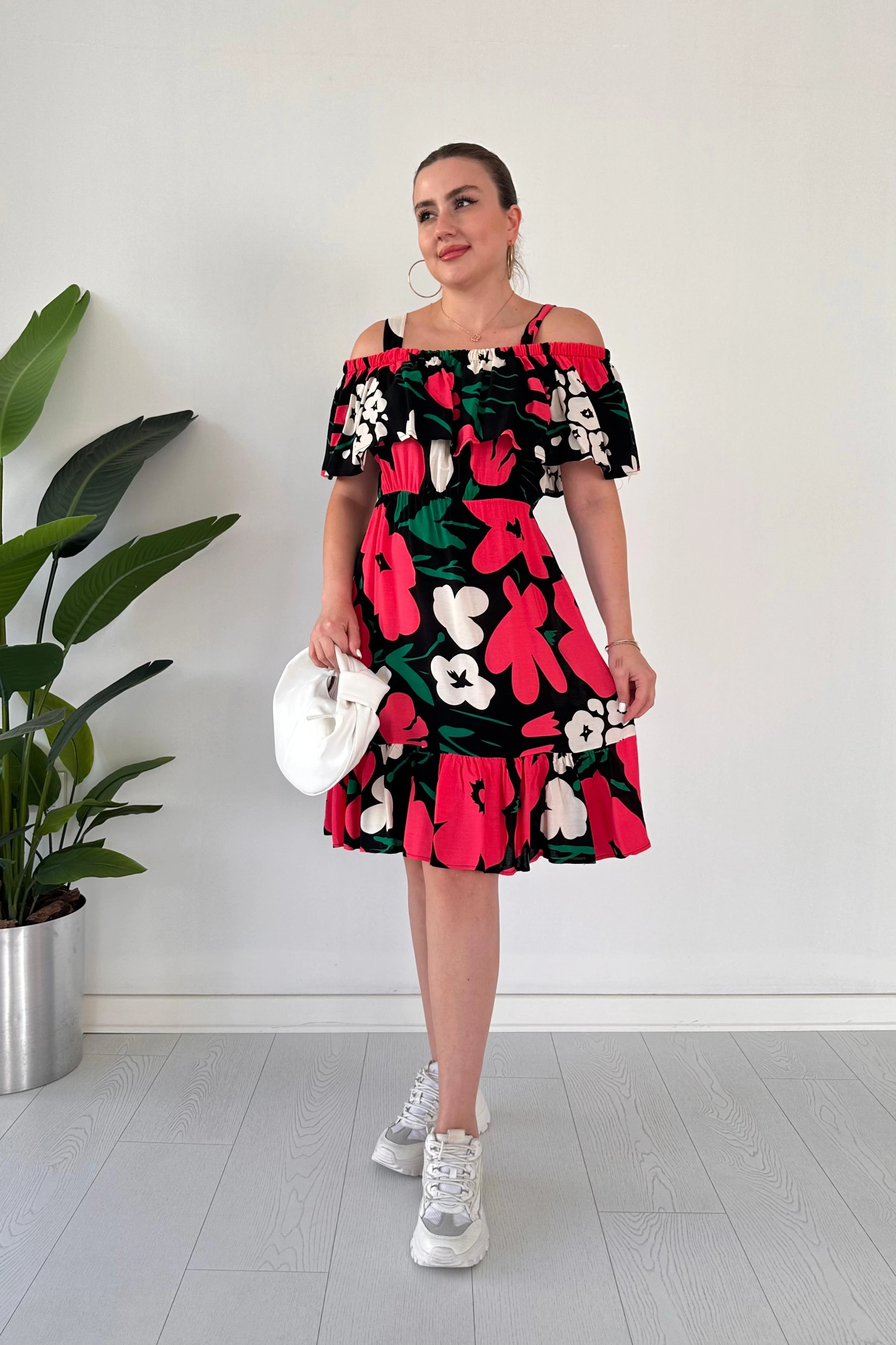 Floral Madonna Elbise