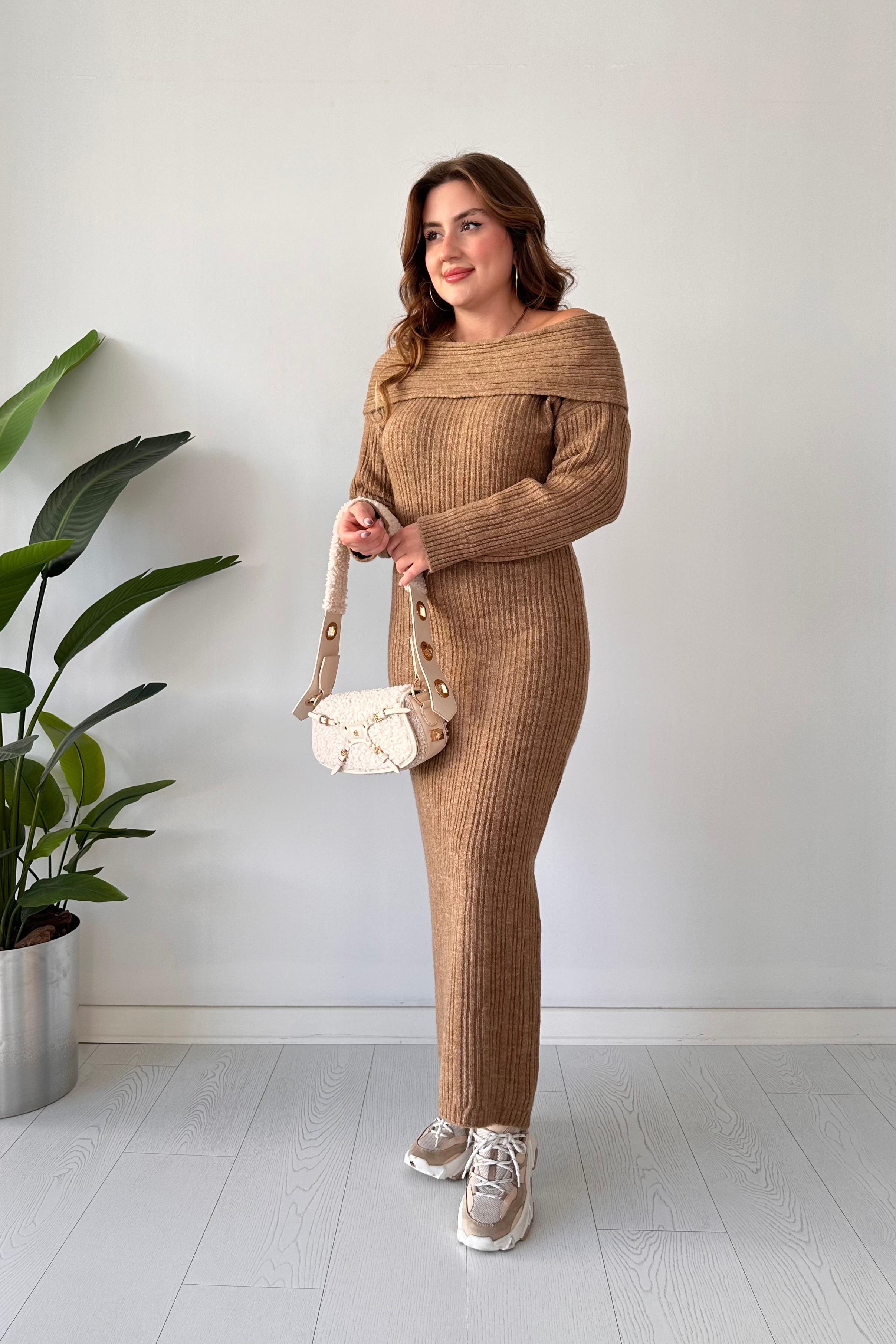 Madonna Yumoş Triko Elbise