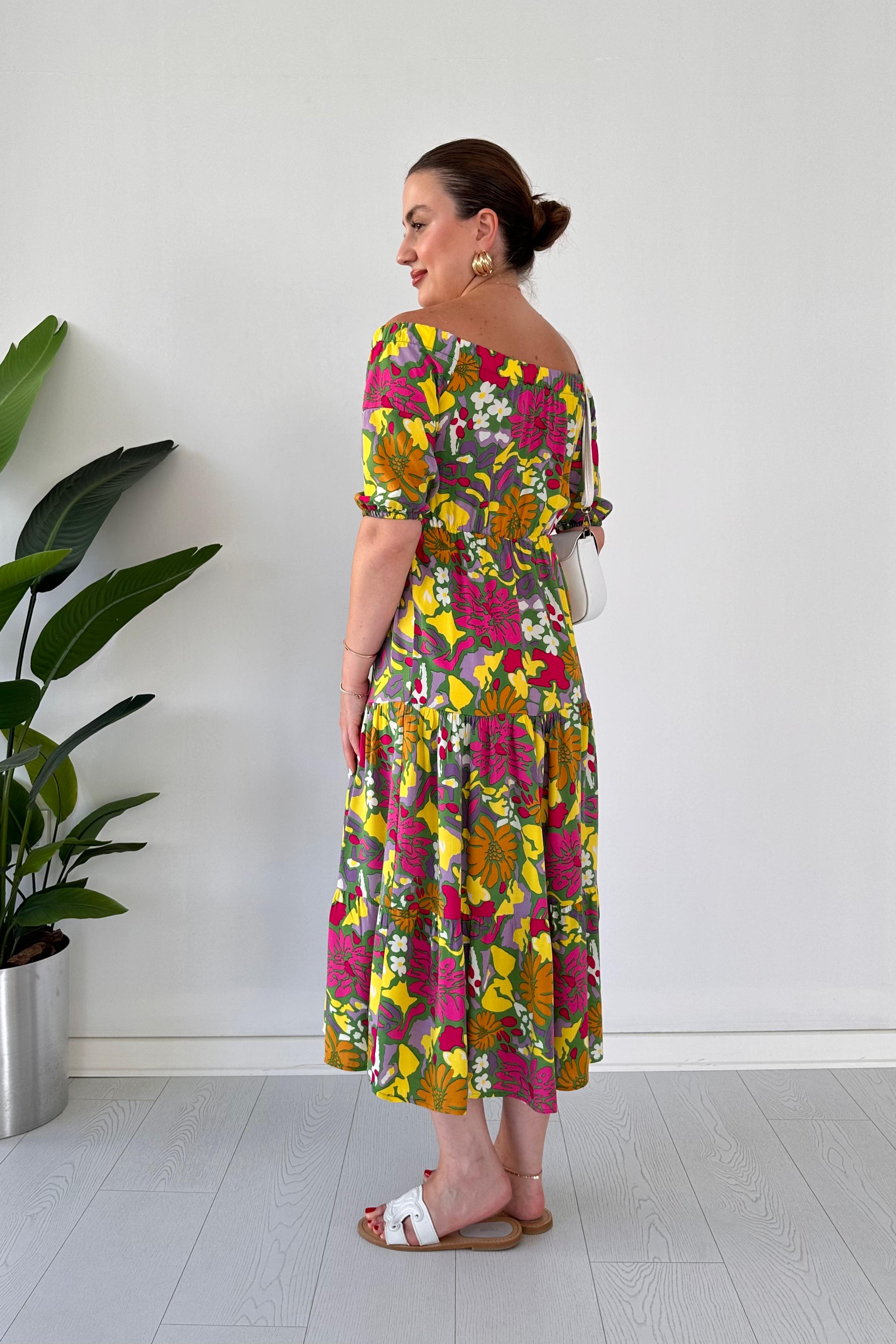 Ortanca Madonna Elbise