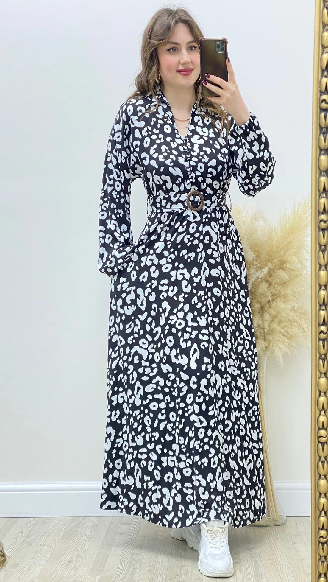 Dalmaçya Maksi Viskon Elbise Siyah