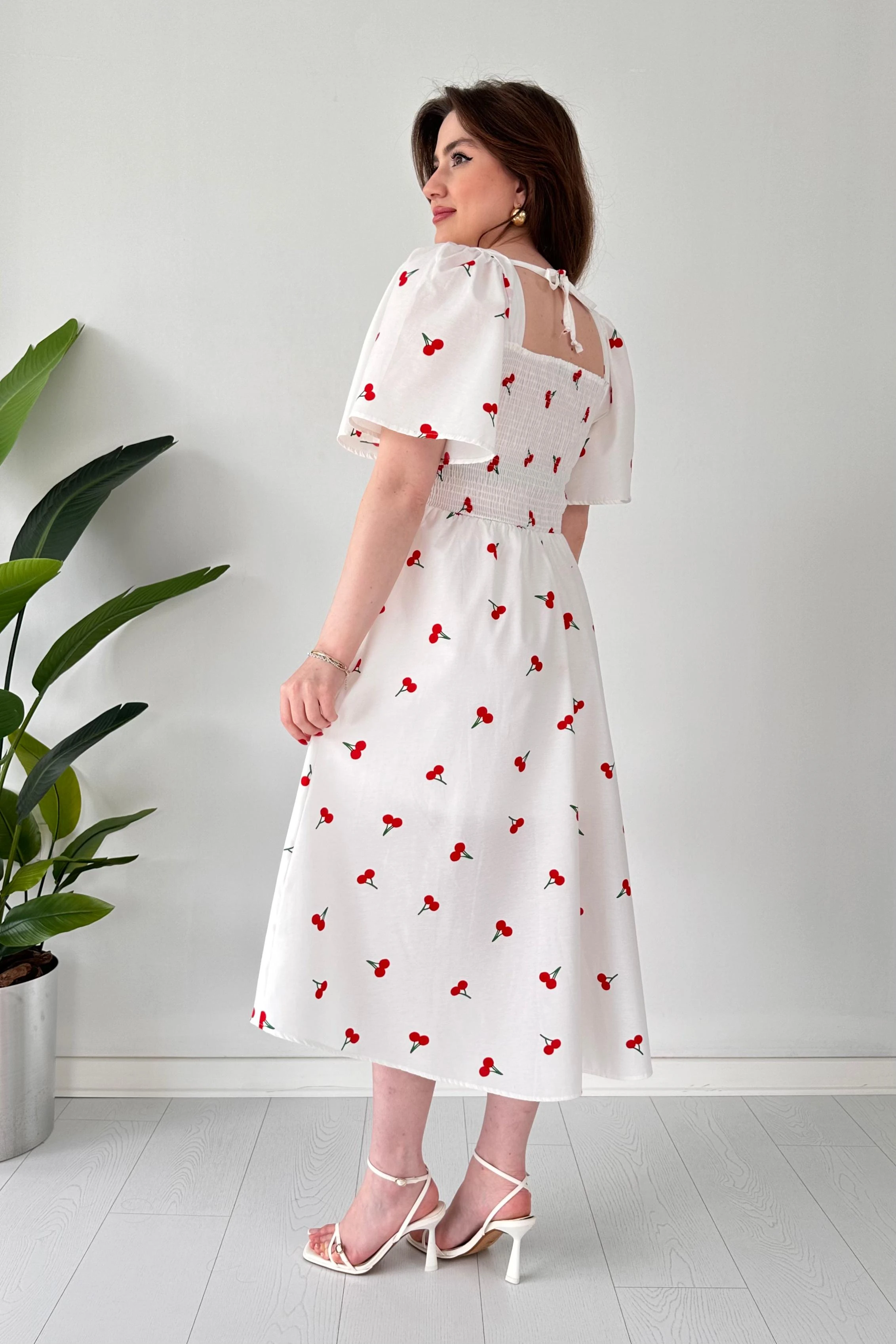 Gipeli Kiraz Poplin Elbise