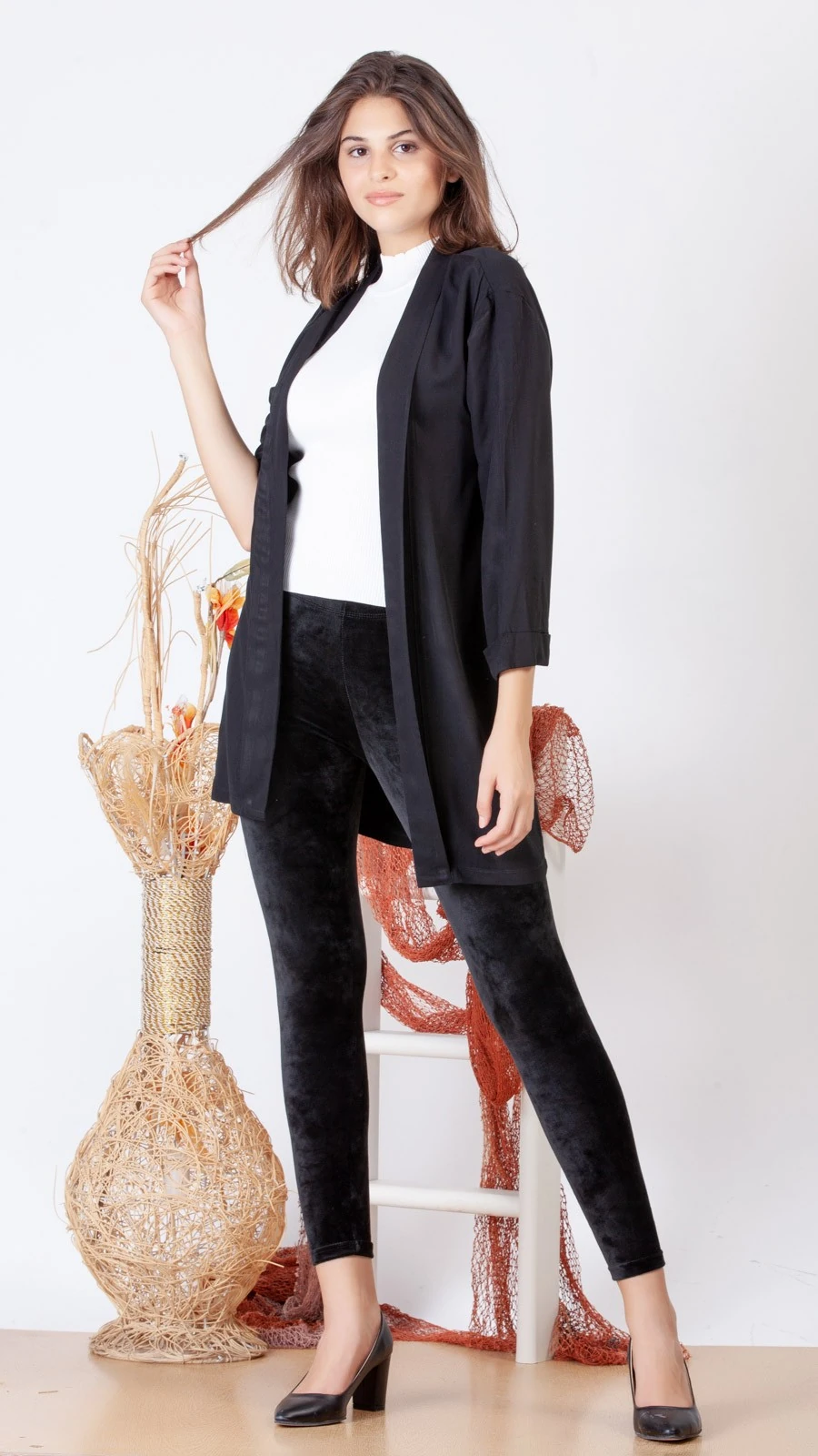 Mevsimlik Blazer Ceket Siyah