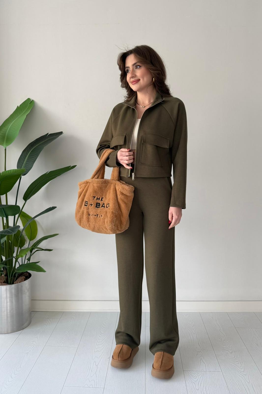 Önü Cepli İkili Takım