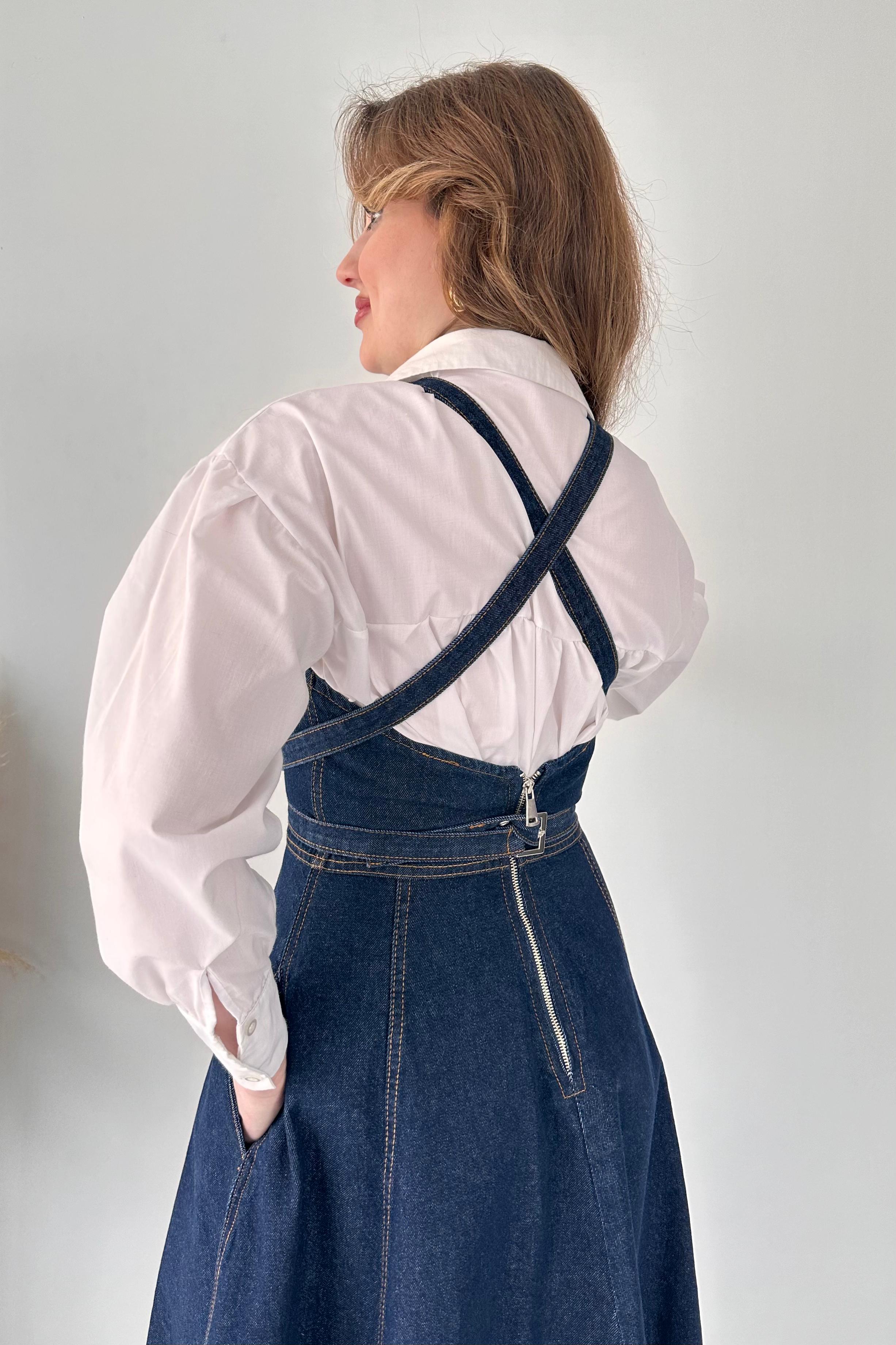 Tasarım Denim Elbise