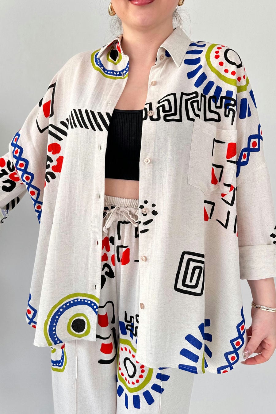 Desenli Keten Takım