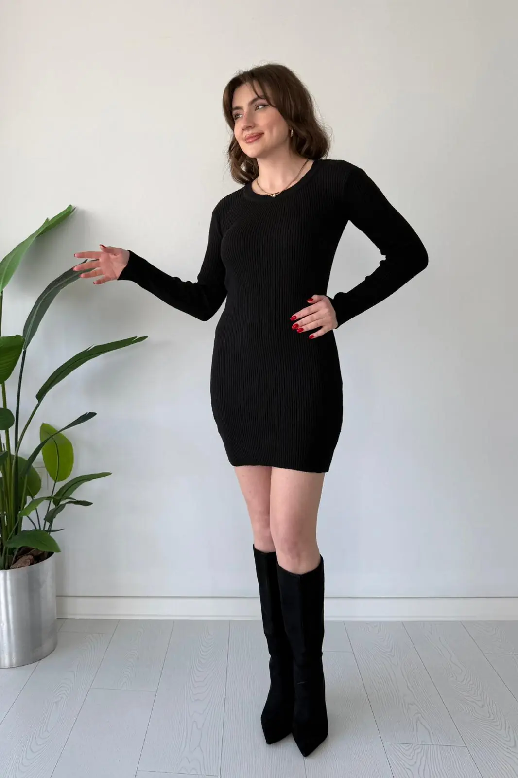 Basic Triko Elbise · 2