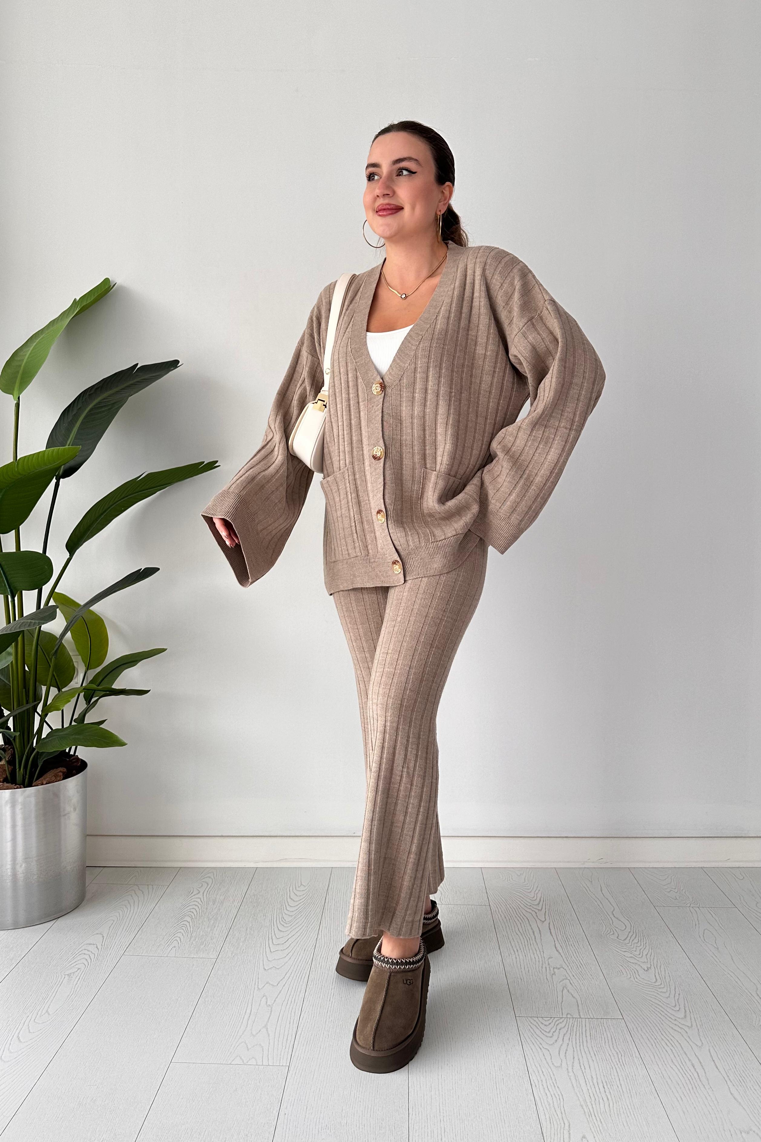 Kalın Fitilli Hırkalı Takım