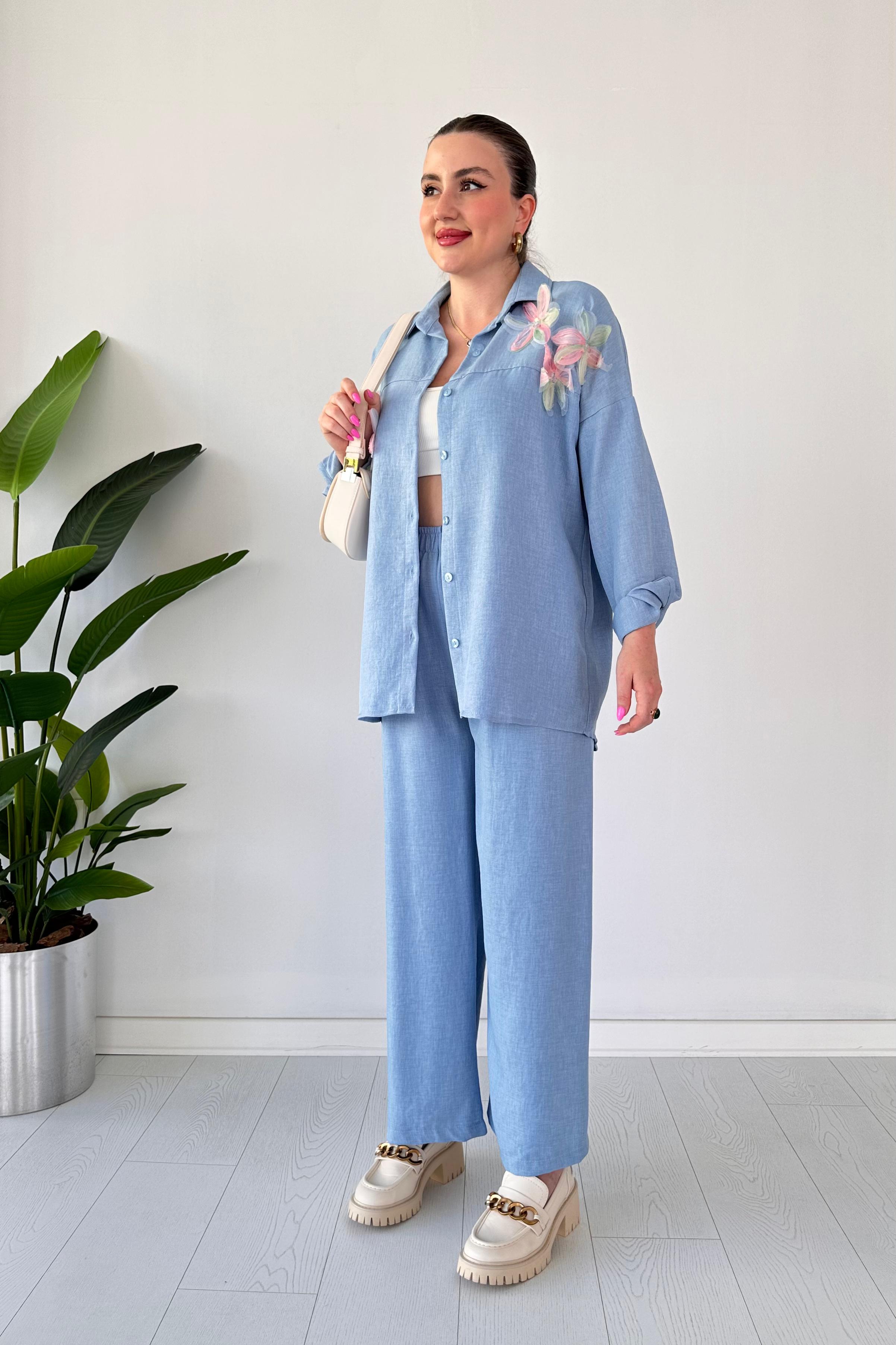 Flower Keten İkili Takım