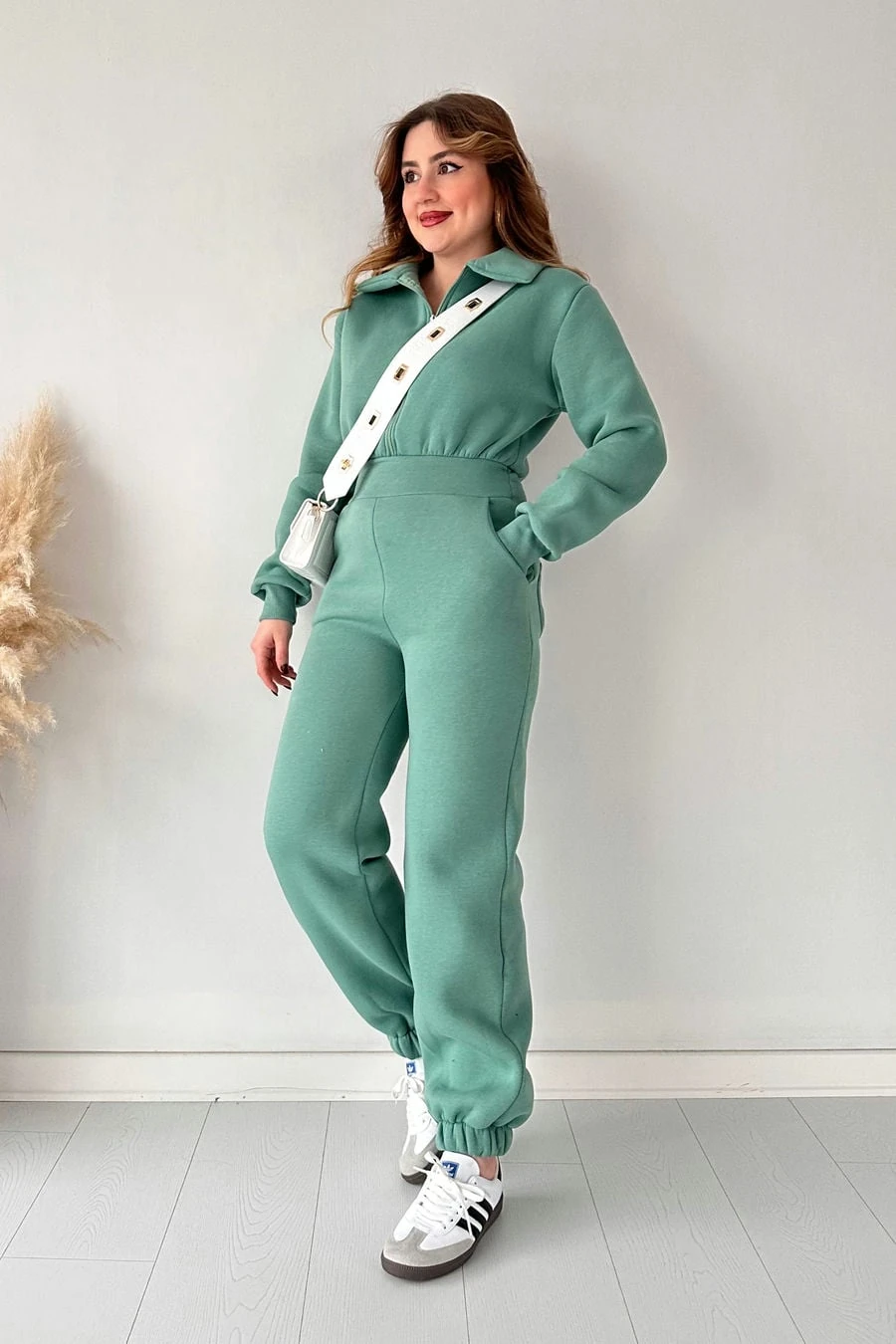 Üç İplik İçi Polar Tulum