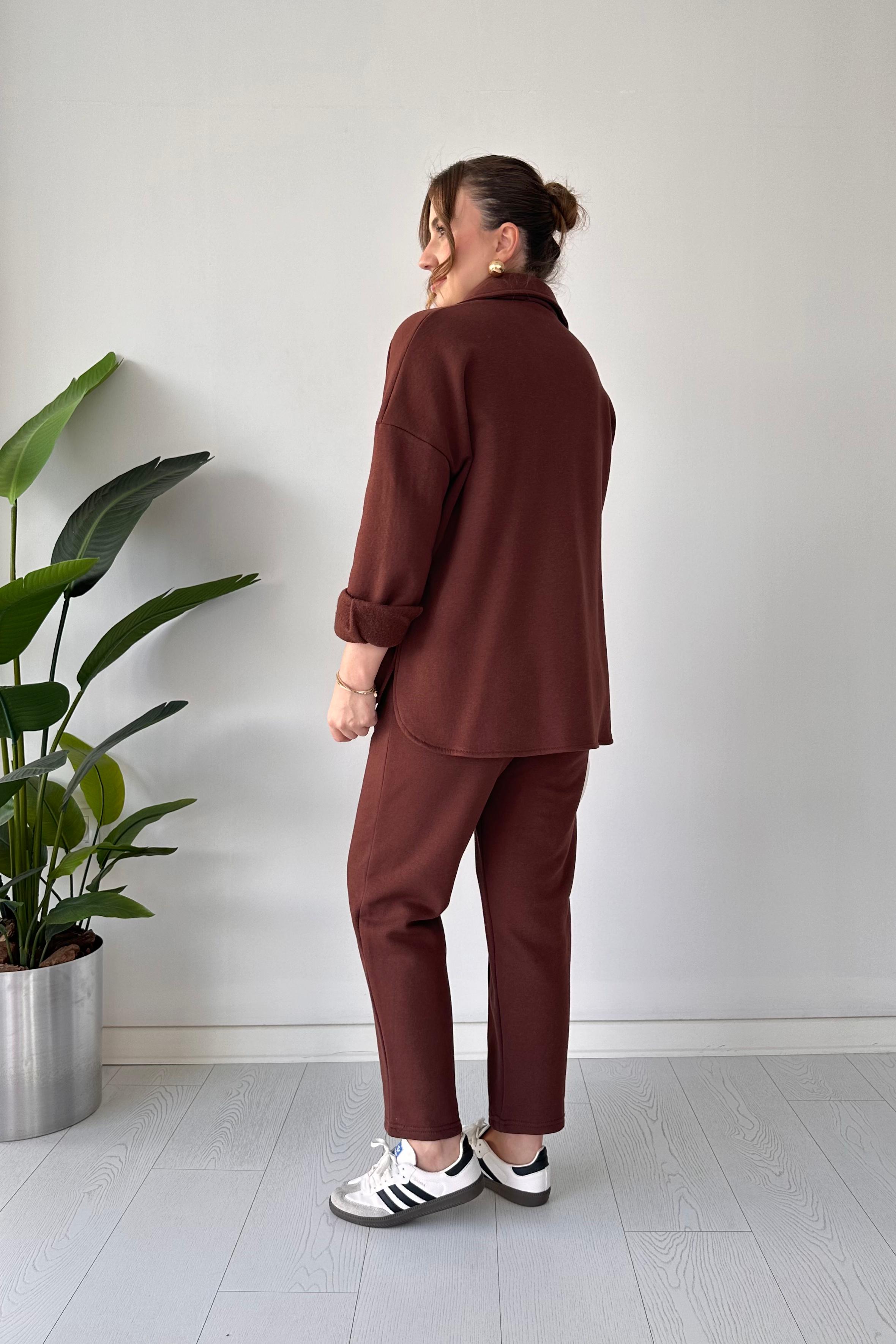 Polarlı Gömlekli İkili Takım