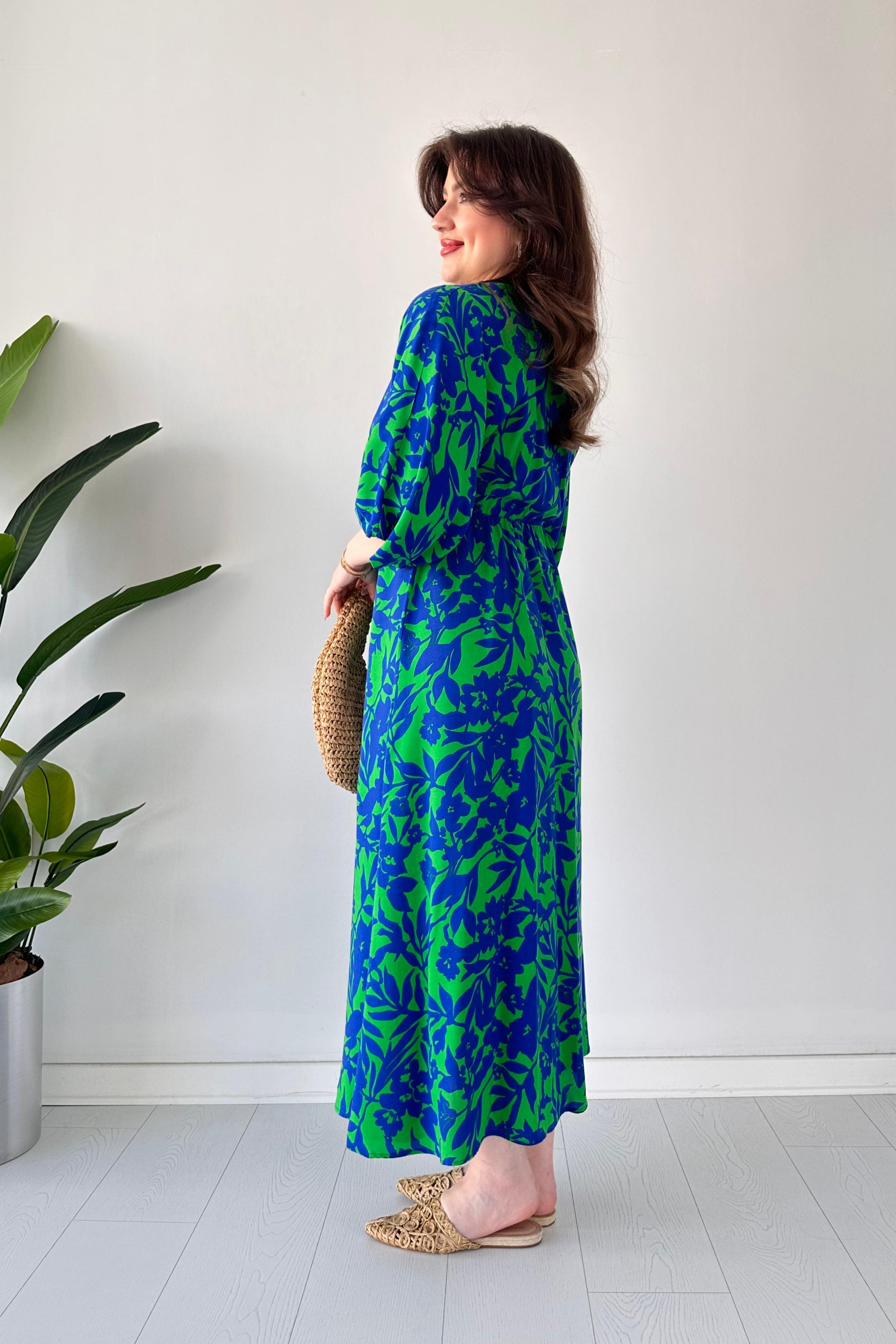 Yaprak Yarasa Elbise