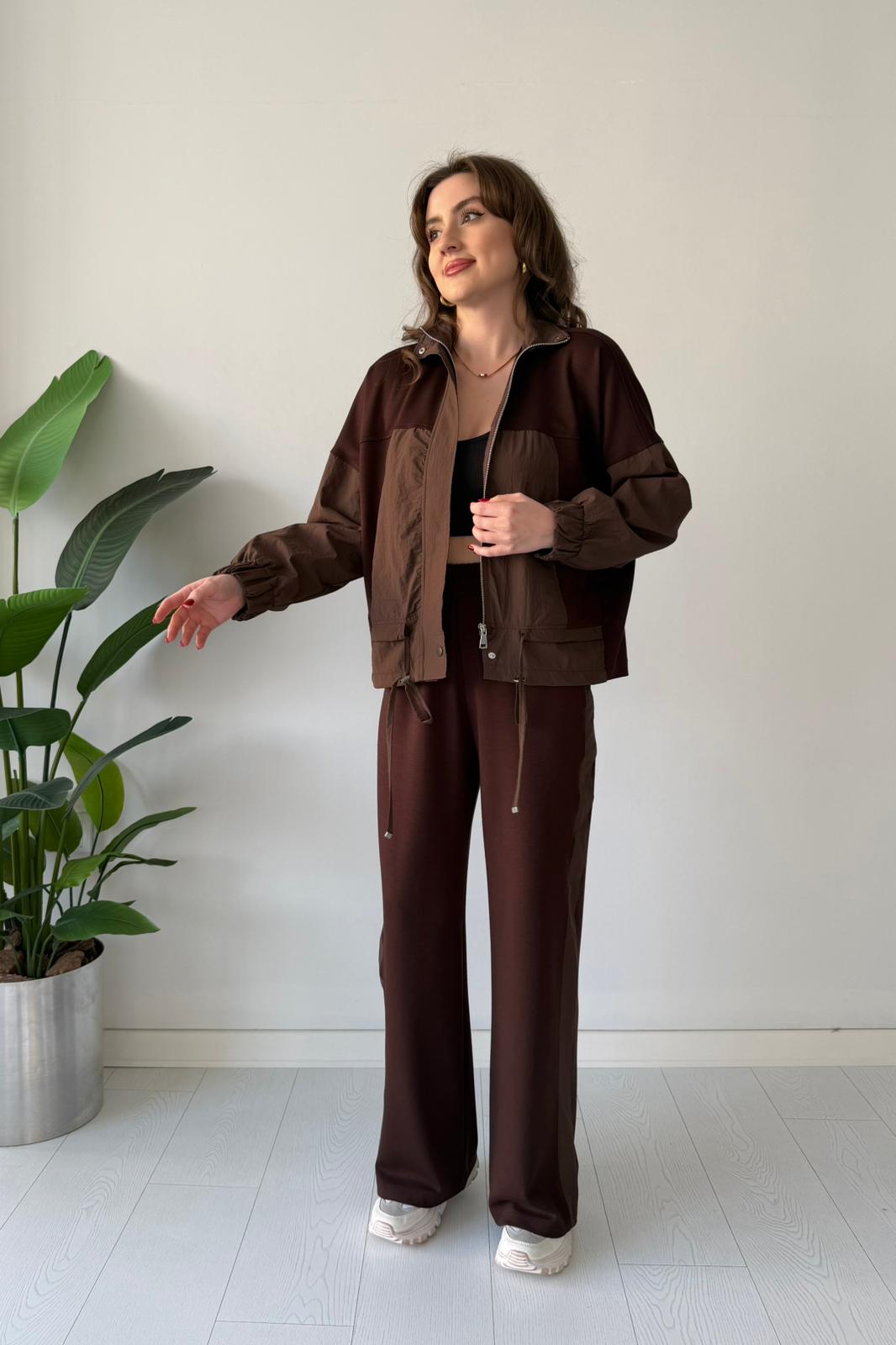 Bağlama Detay Paraşüt Takım - Kahve