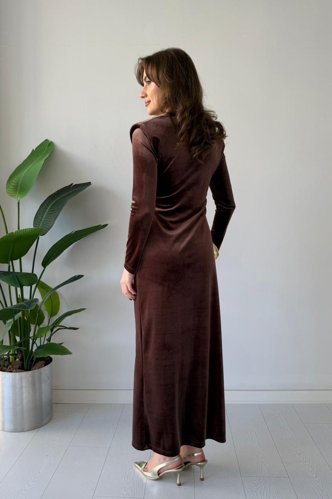 Degaje Kadife Elbise