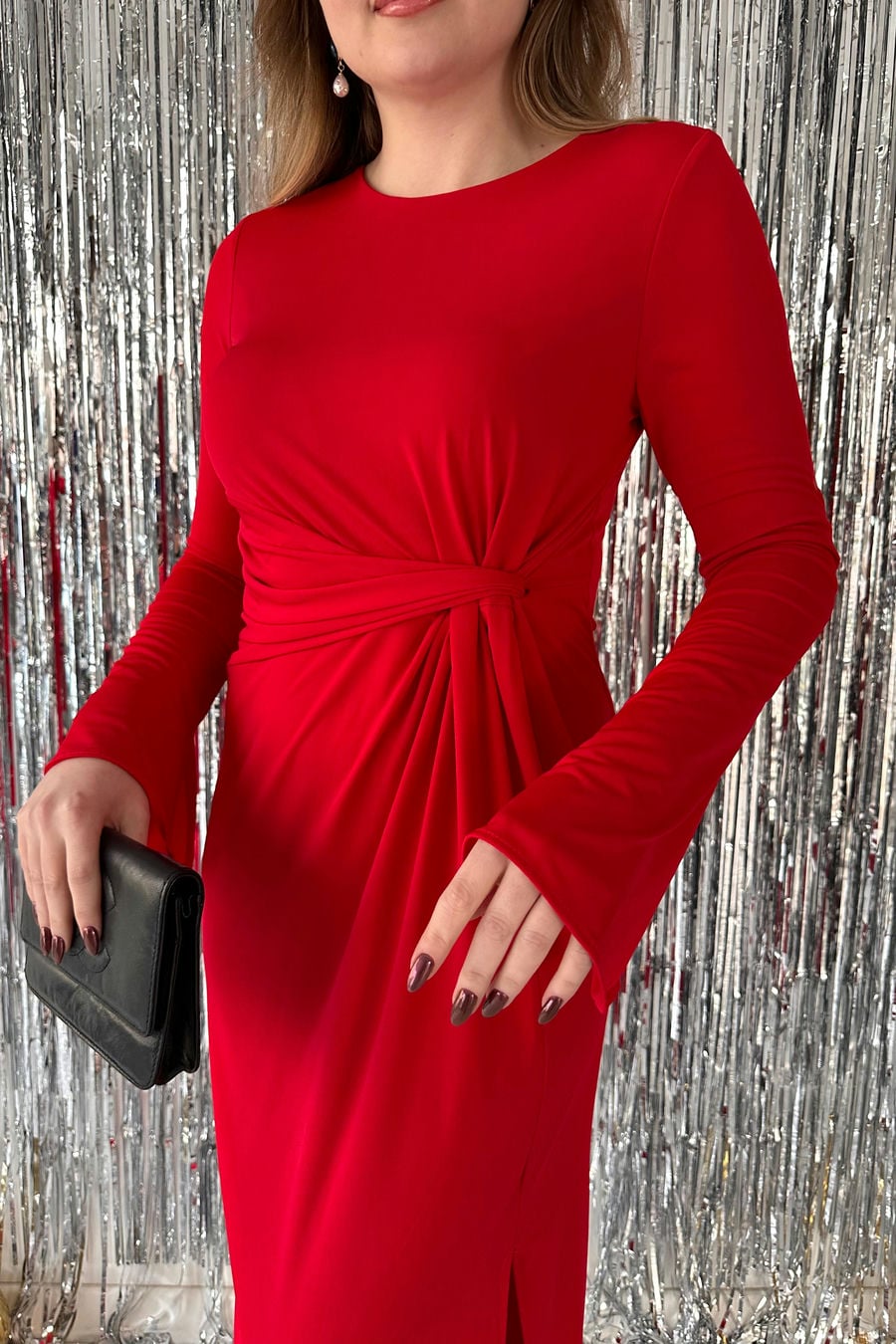 Düğümlü Buzy Elbise