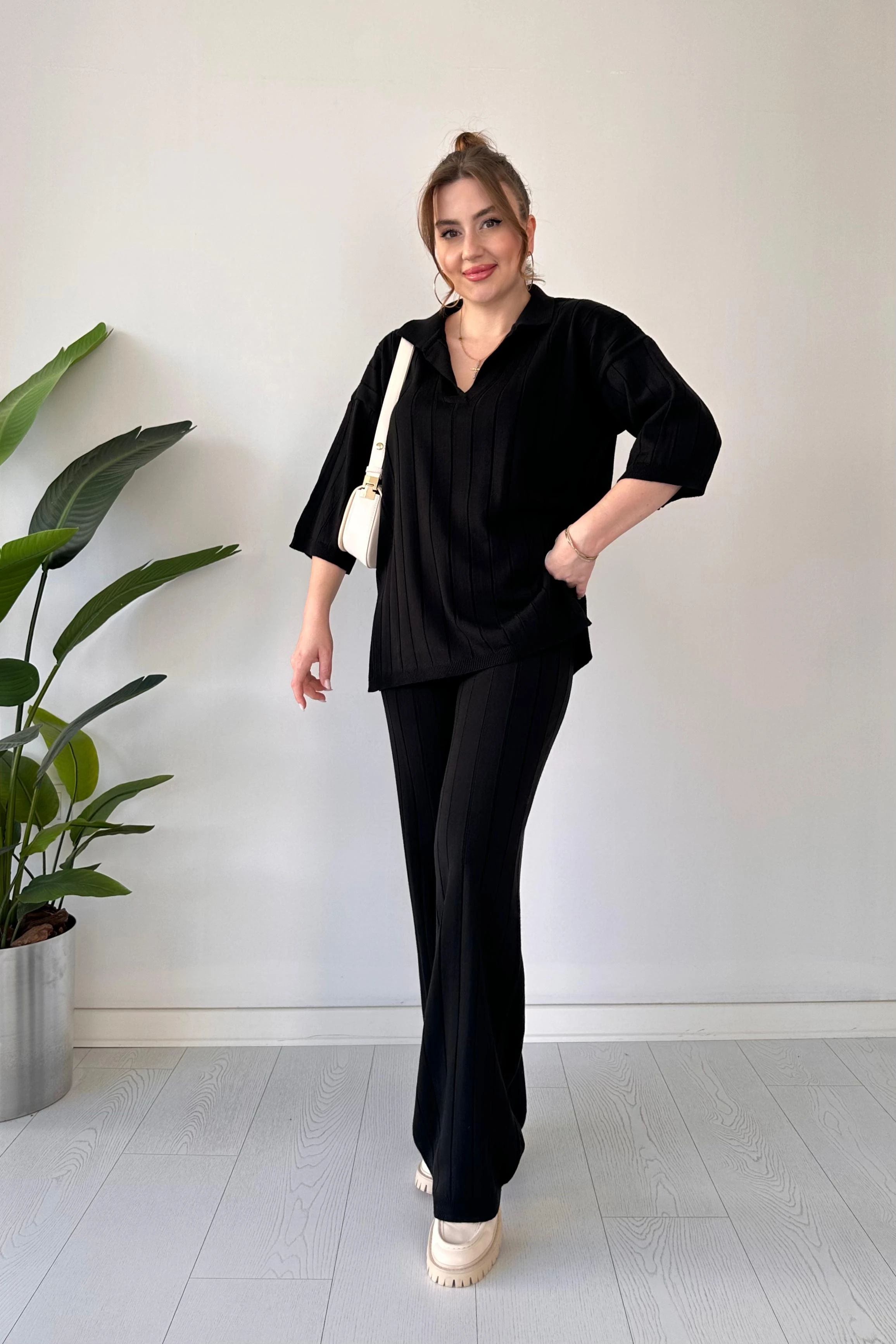 Yarım Kollu Triko Takım