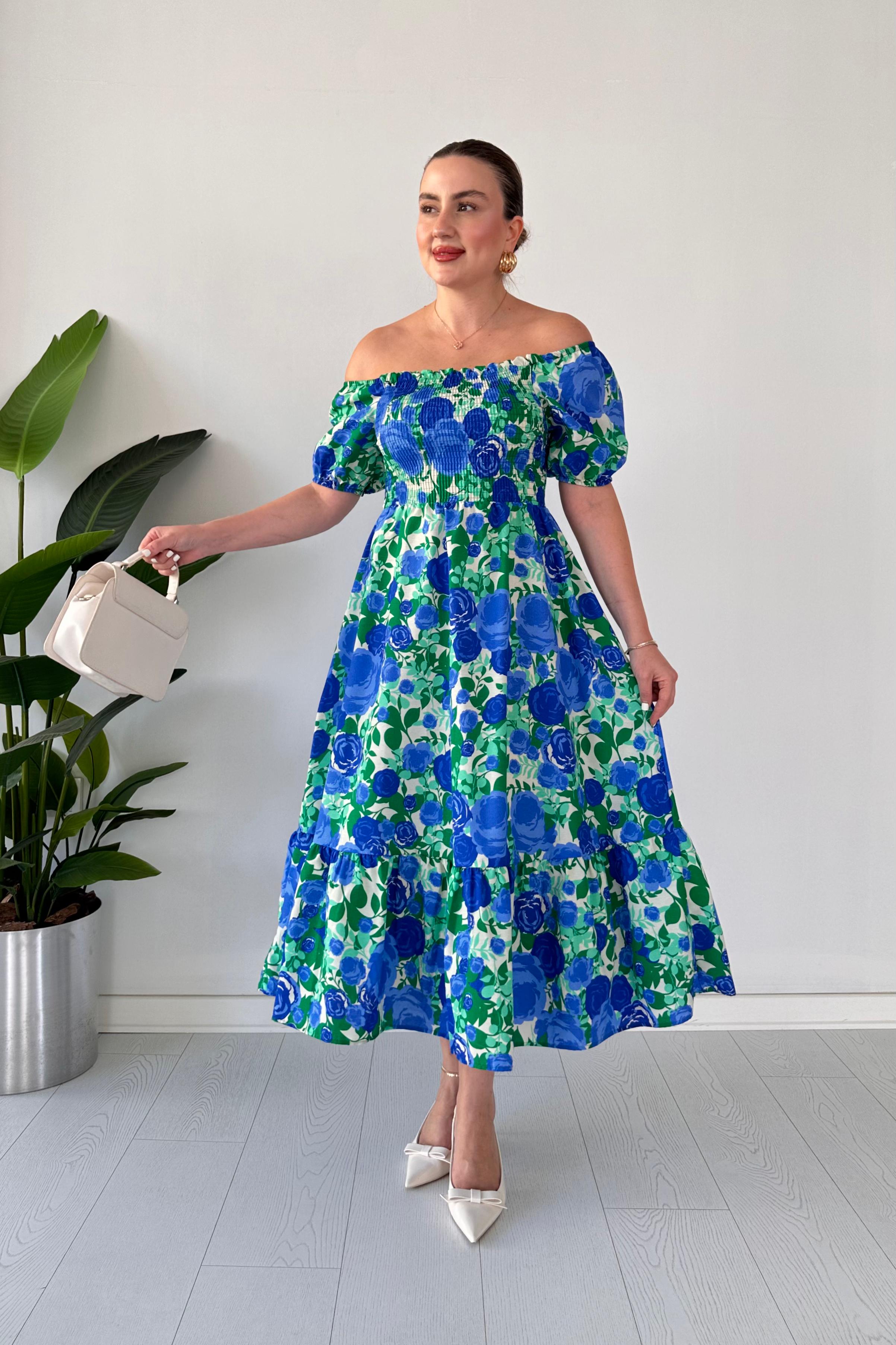 Lisyantus Poplin Elbise