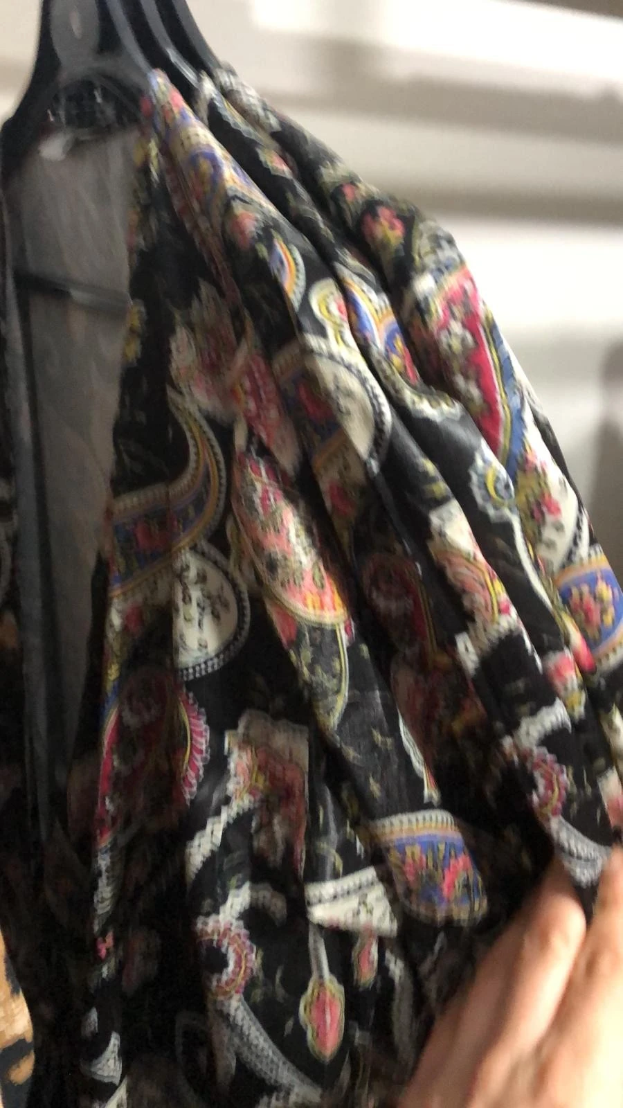 Anvelop Saten Desenli Elbise