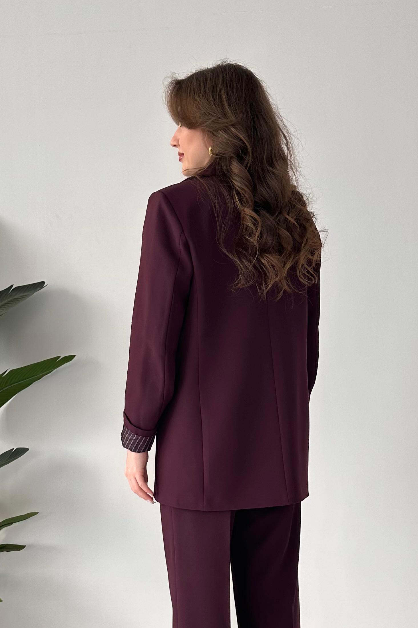 Çizgi Astarlı Blazer Ceket