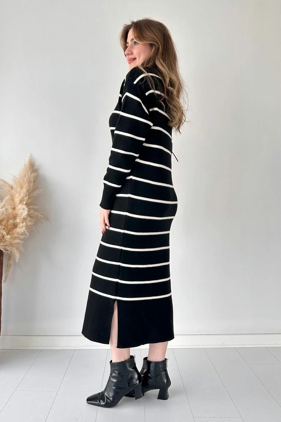 Çizgili Balıkçı Elbise