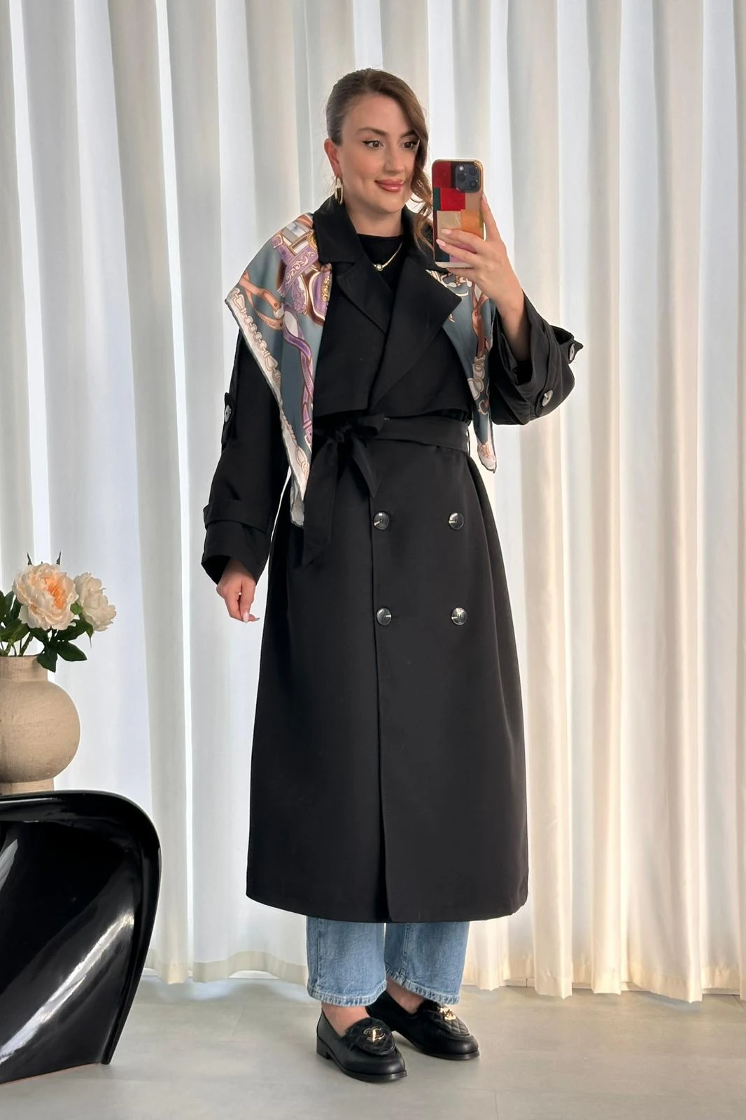 Premium Uzun Trençkot