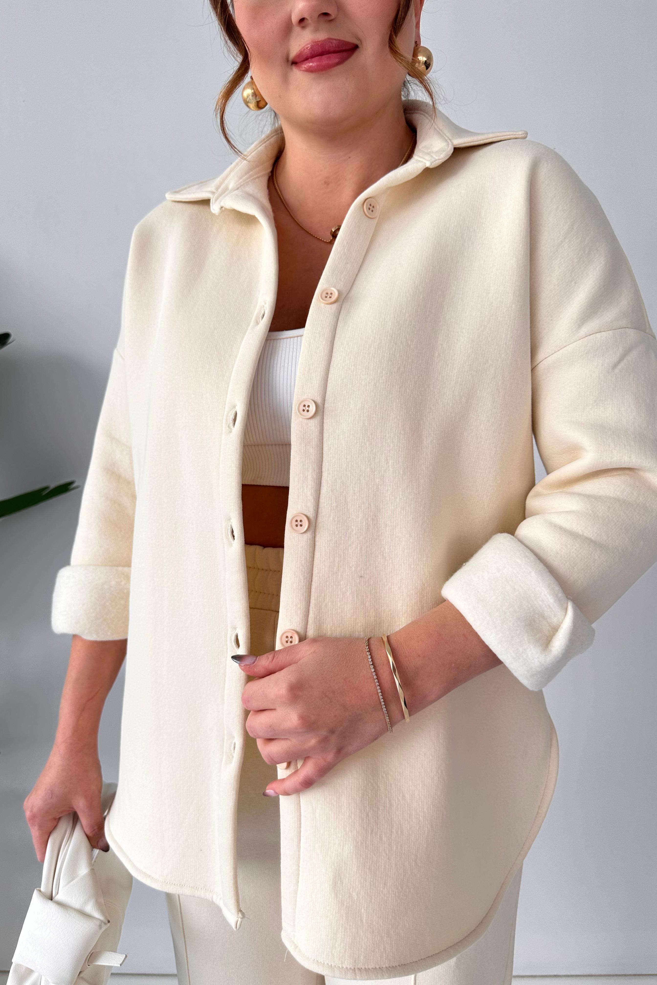 Polarlı Gömlekli İkili Takım